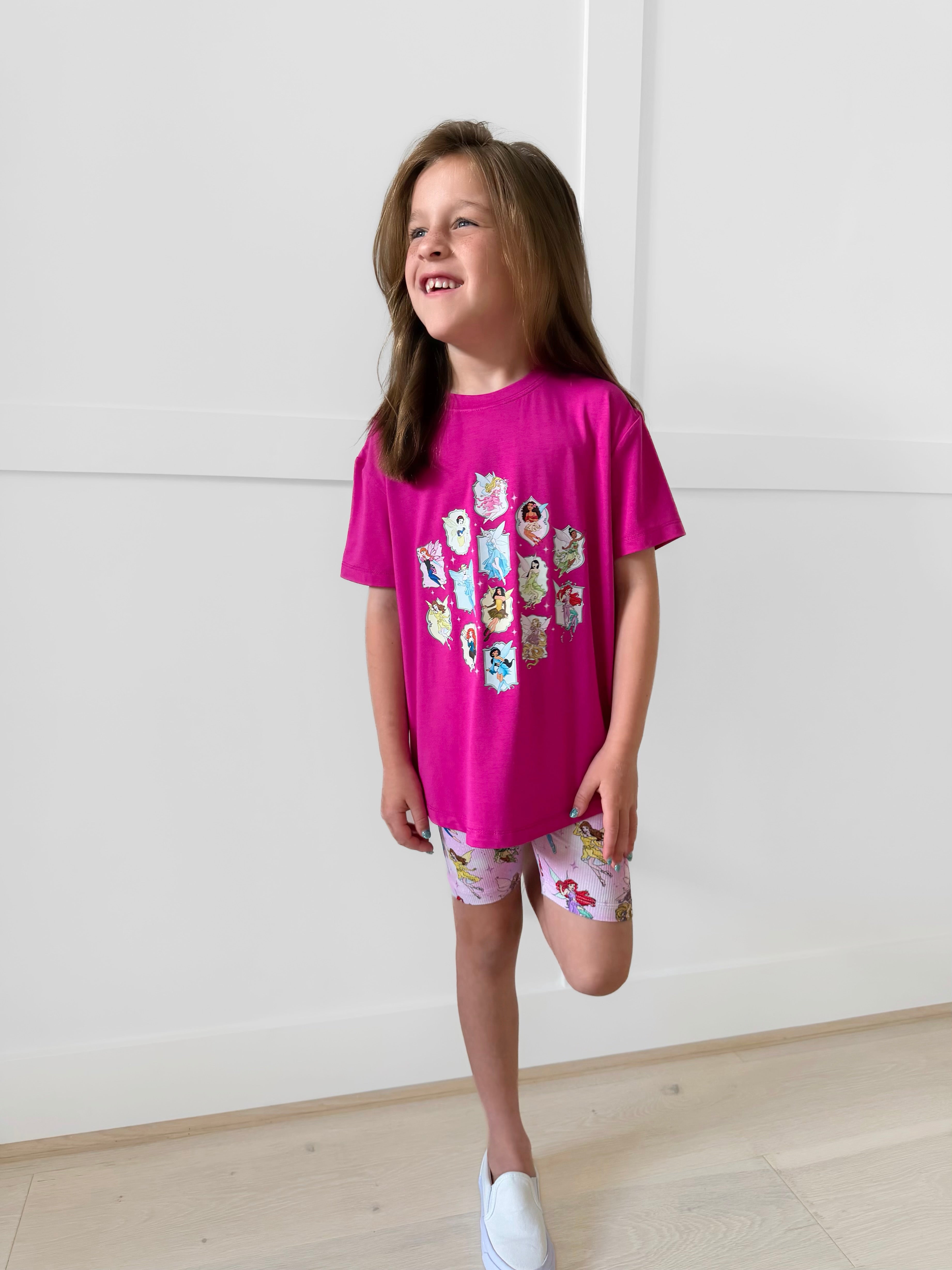 Bamboo FAIRYTALE FLUTTERS KIDS GRAPHIC TEE