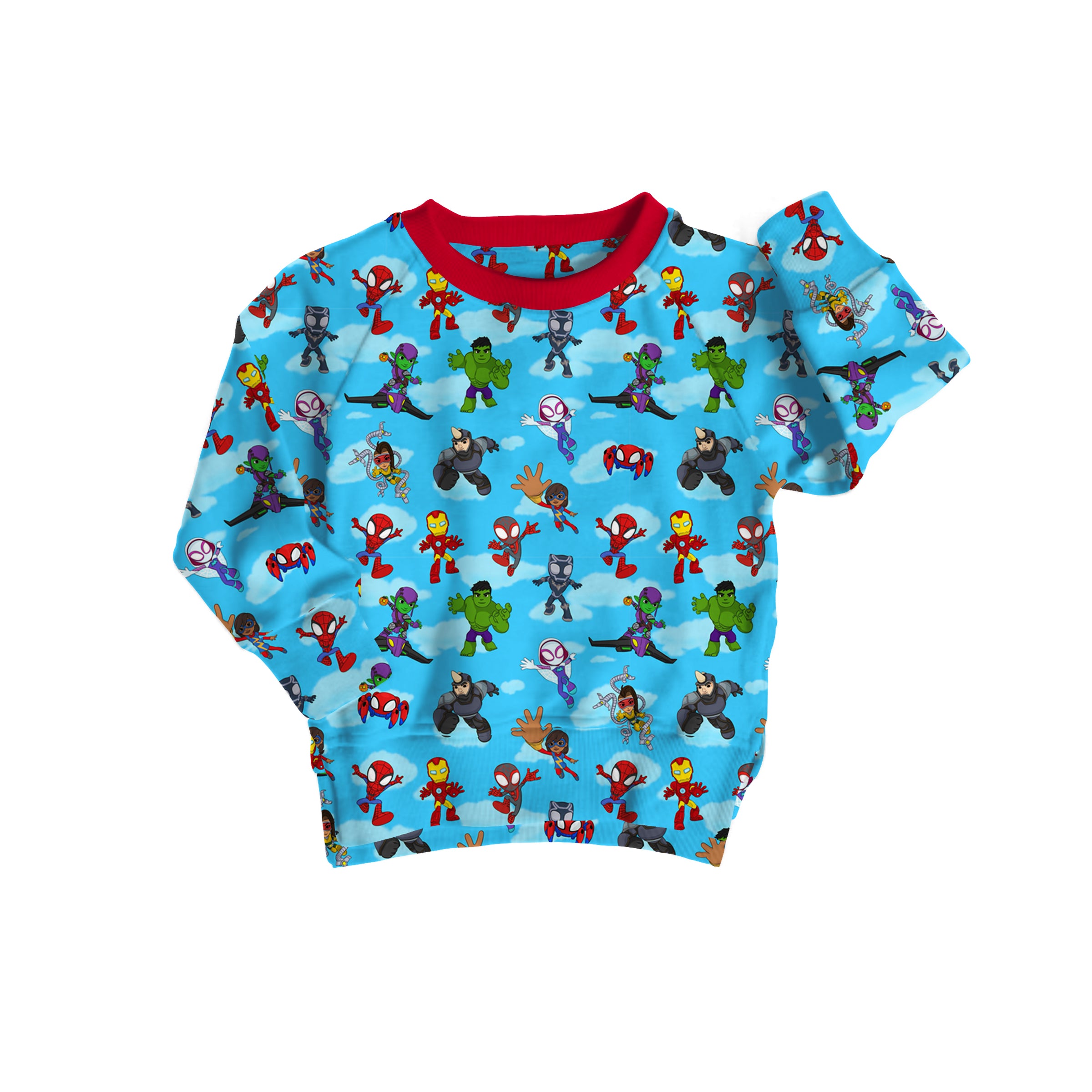 Preorder Bamboo FRENCH TERRY WEBS UP kids crewneck EST ship date NOVEMBER 2025