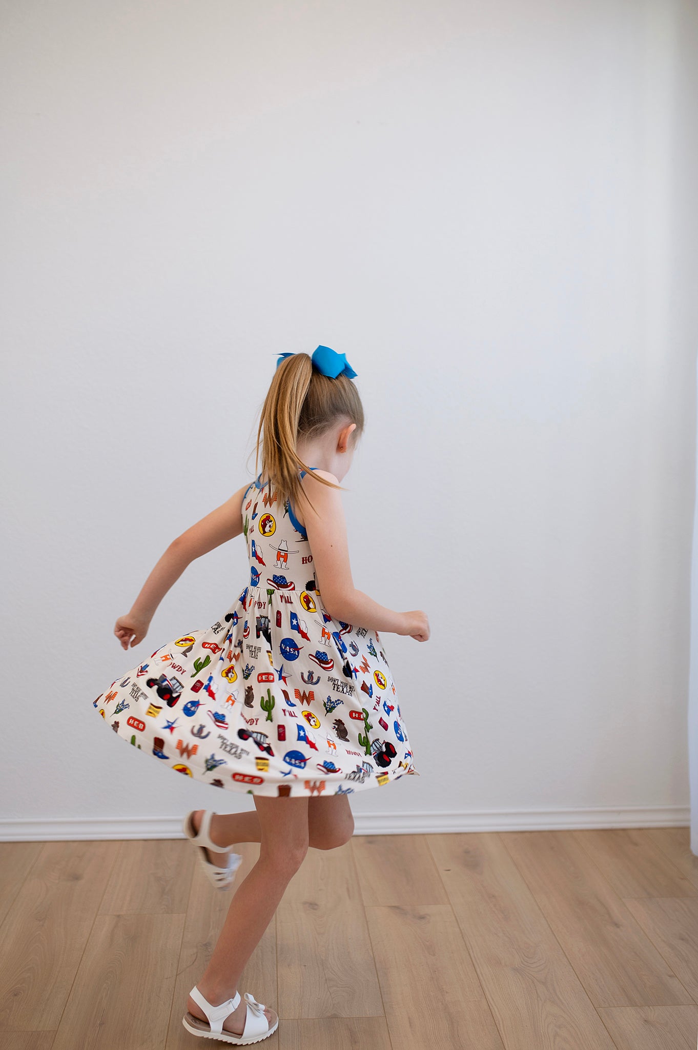 Bamboo TEXAS FOREVER TANK POCKET Twirl Dress