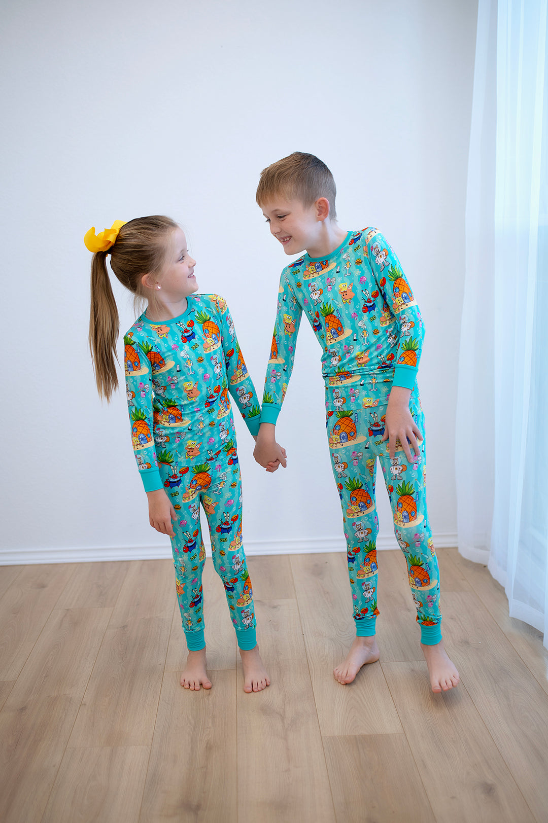 Bamboo JELLYFISH JAM Two Piece Long Sleeve/Pant Set