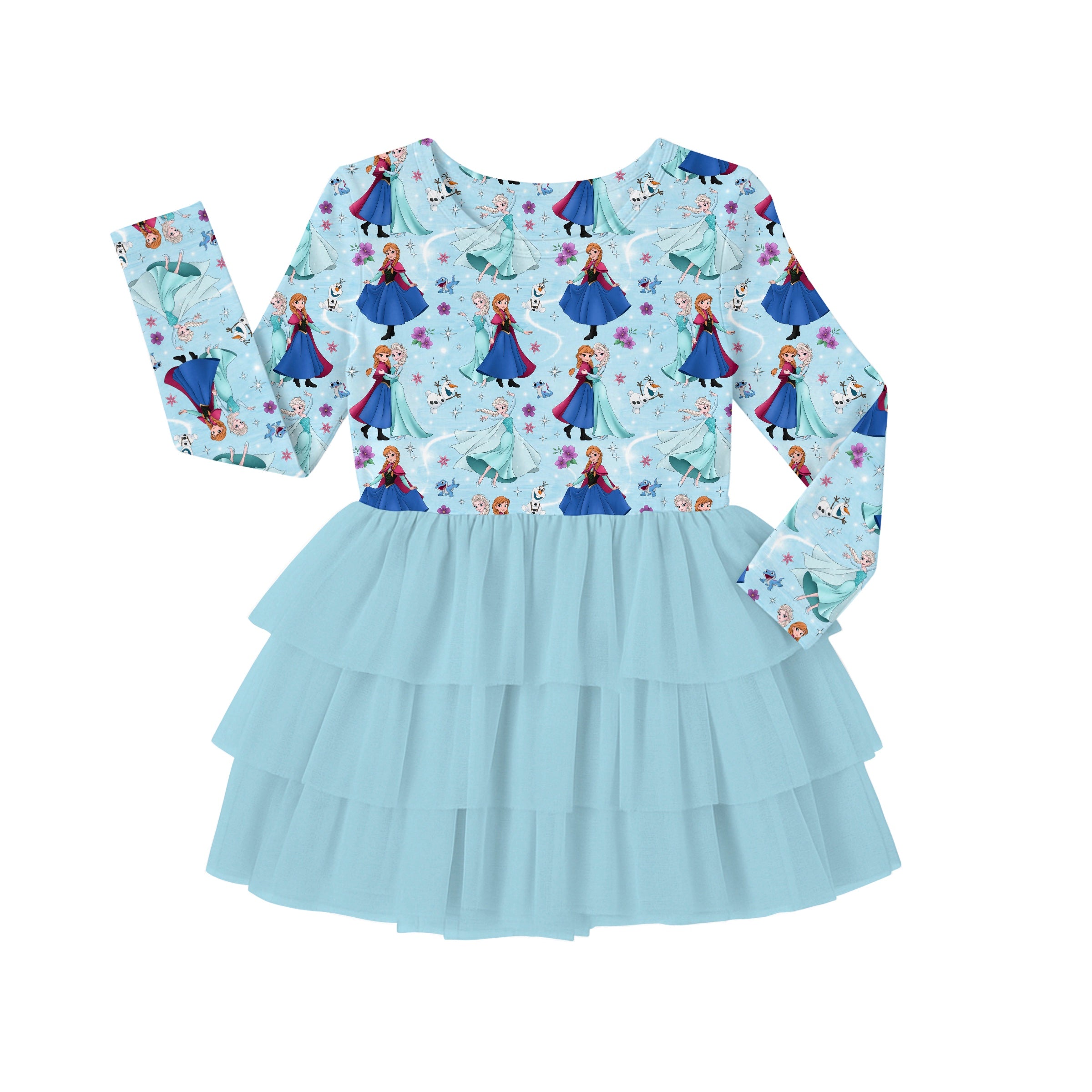 Bamboo ROYAL SISTERS LONG SLEEVE TULLE Dress