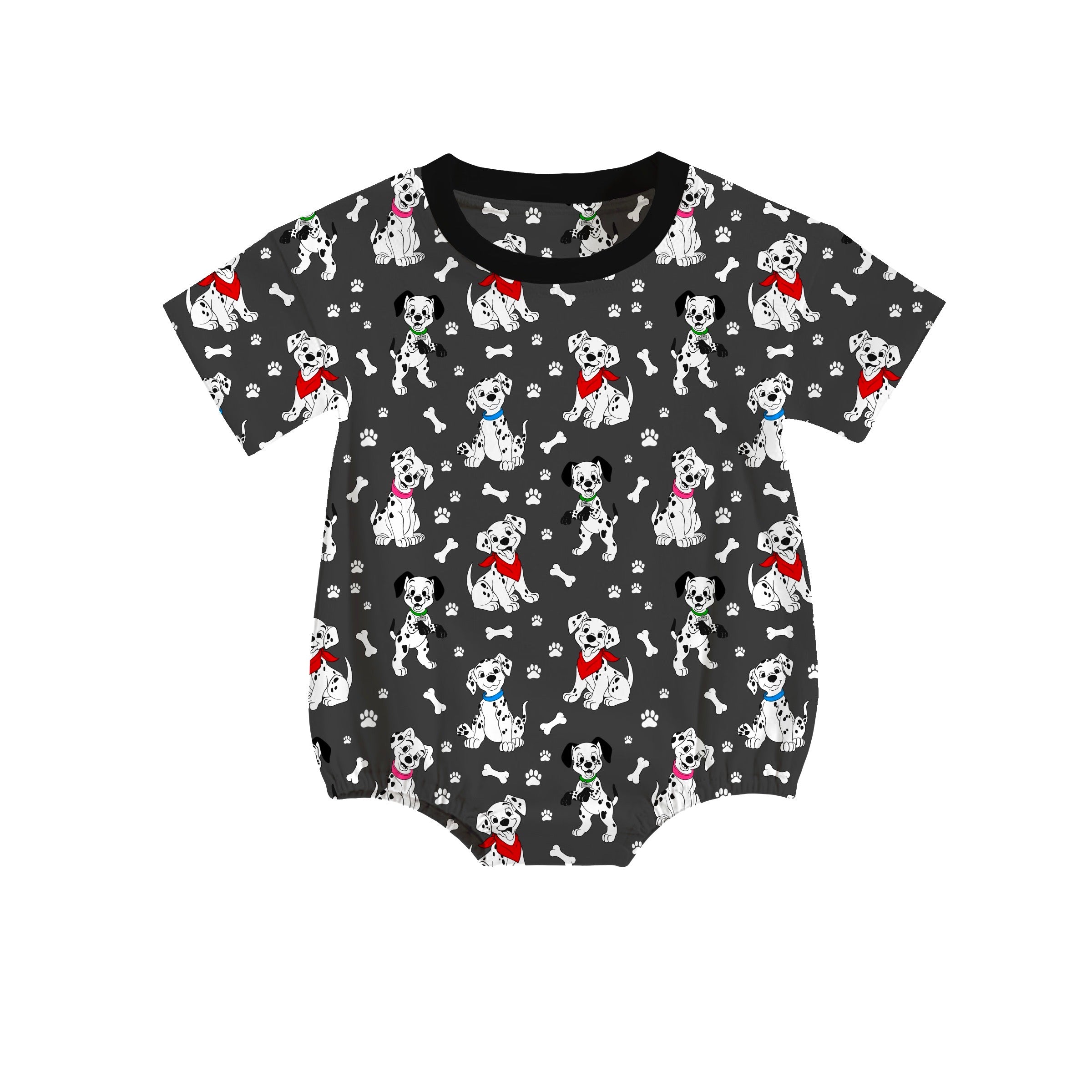 Bamboo SEEING SPOTS 2.0 SHORT SLEEVE RELAXED FIT ROMPER