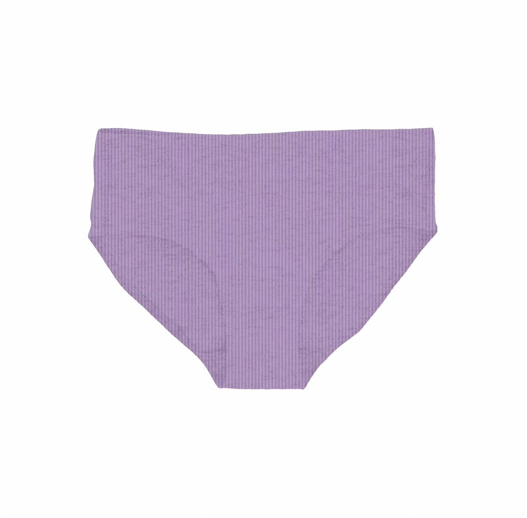 BAMBOO RIBBED PURPLE POP GIRLS UNDERWEAR