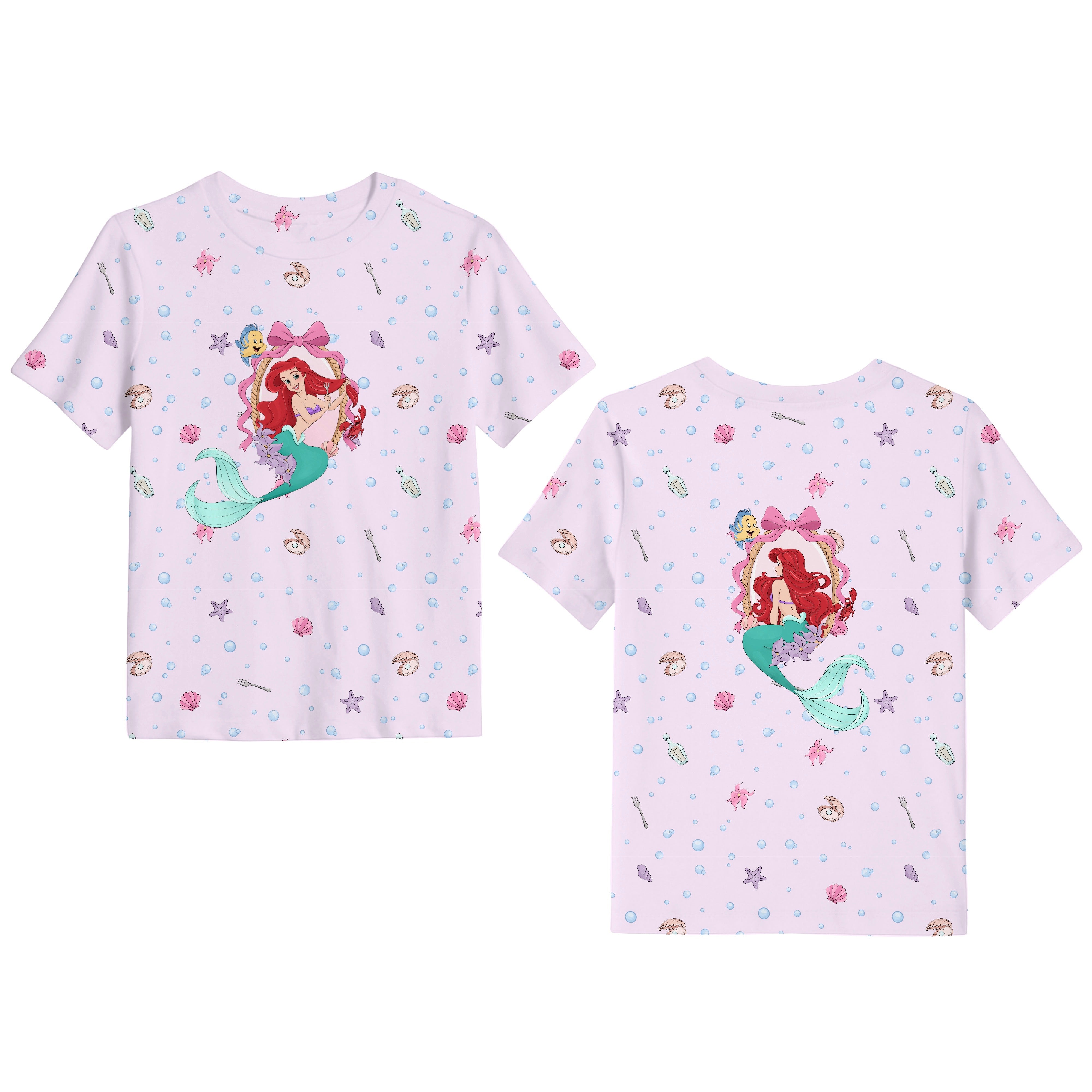 Bamboo BUBBLES & BESTIES KIDS GRAPHIC FRONT & BACK TEE
