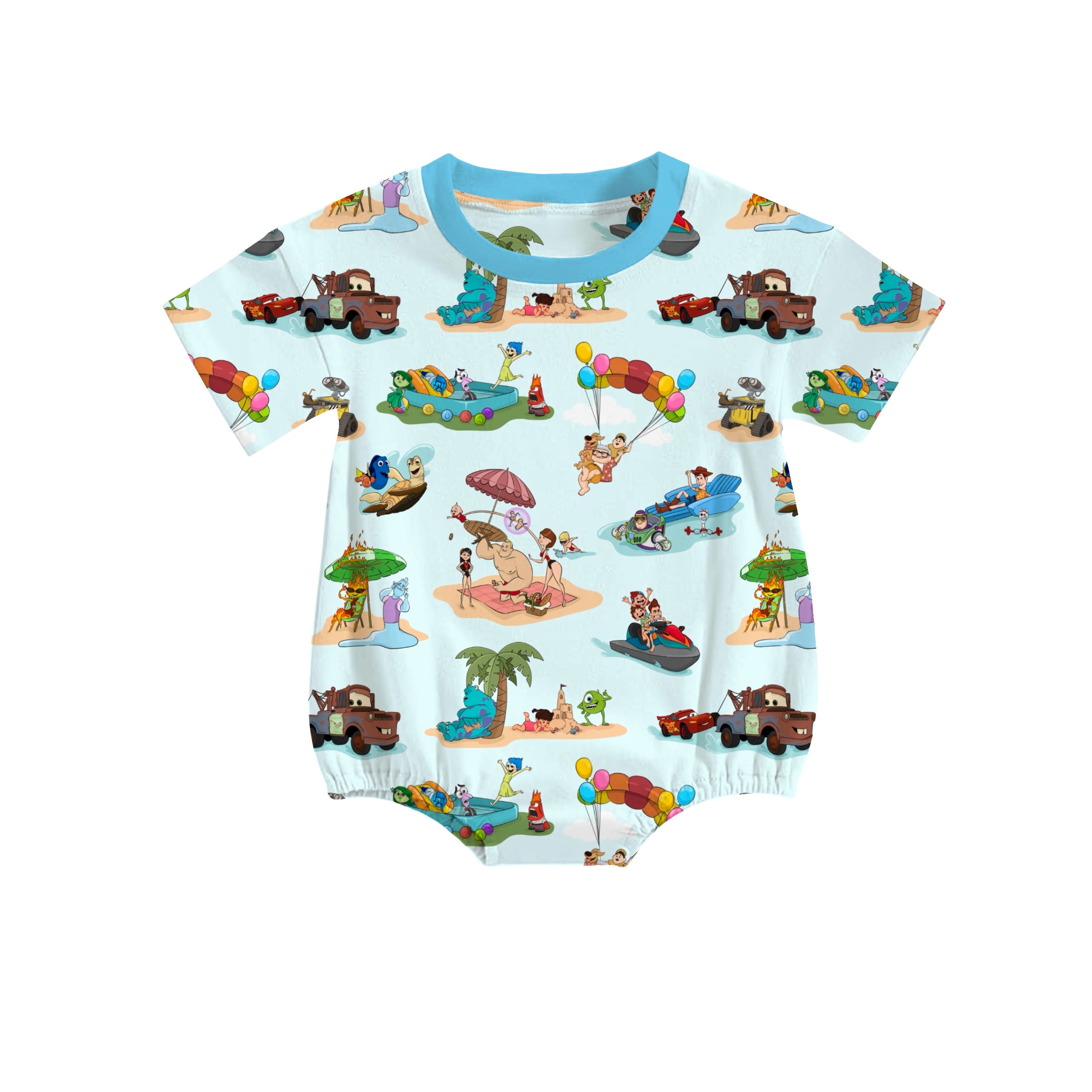 Bamboo ANIMATION SUMMER SHORT SLEEVE RELAXED ROMPER