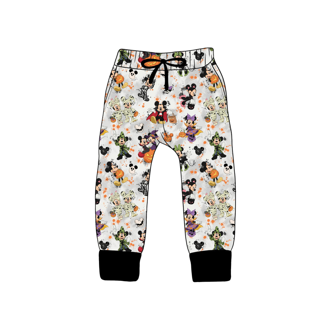 BAMBOO BAMBOO COTTON SPANDEX MIDNIGHT ON MAIN KIDS JOGGERS (NO FLEECE)