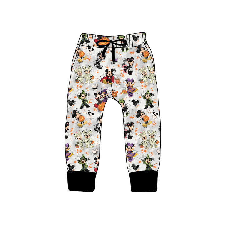 BAMBOO BAMBOO COTTON SPANDEX MIDNIGHT ON MAIN KIDS JOGGERS (NO FLEECE)