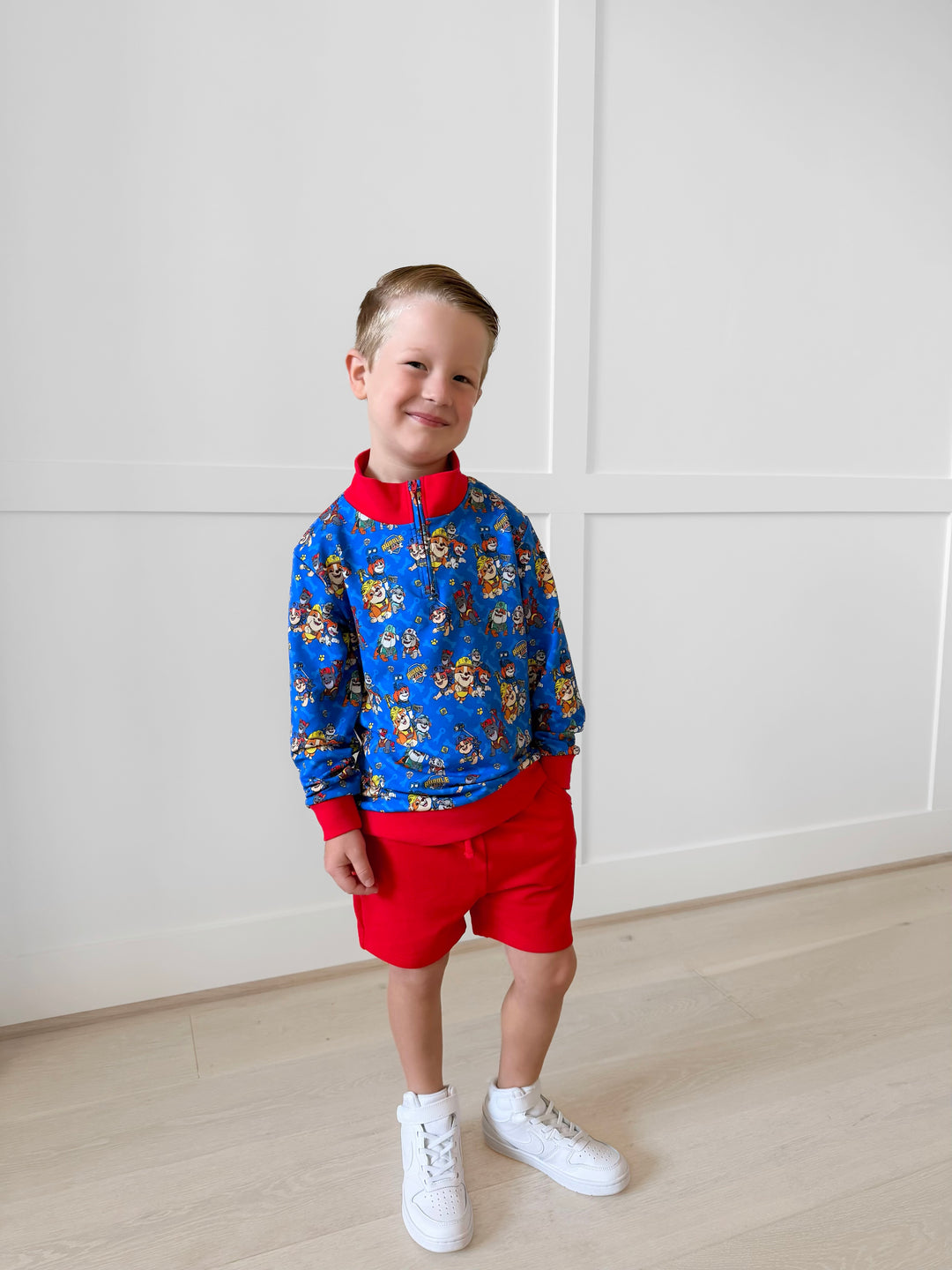Bamboo COTTON SPANDEX BOW WOW BUILD QUARTER ZIP (NO FLEECE)