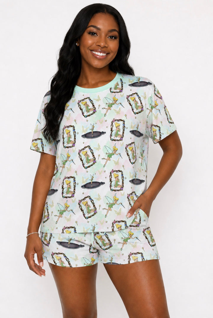 Bamboo NEVERLAND DREAMING Women’s RELAXED TEE RELAXED SHORT Set