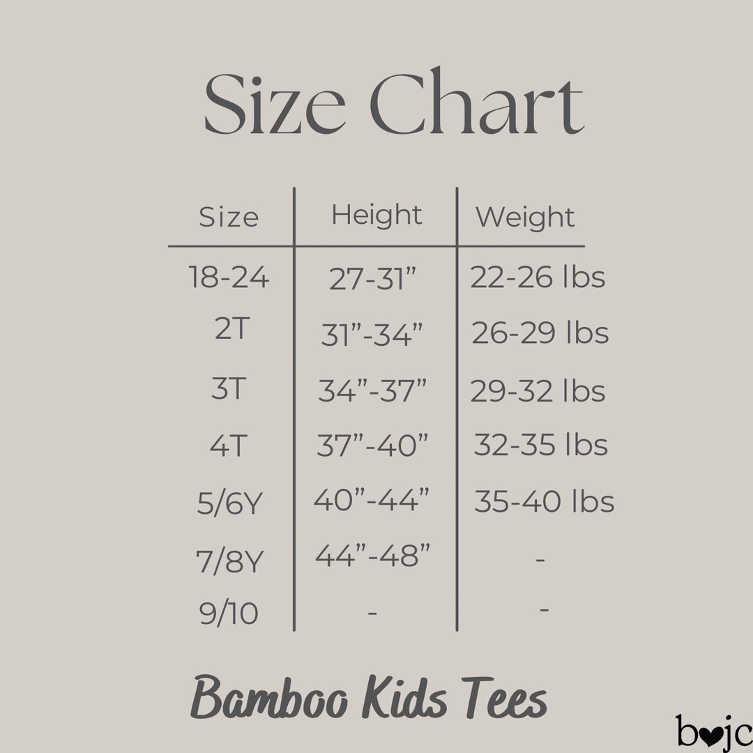 Bamboo RIBBED BOLD &amp; BASIC KIDS POCKET TEE (TEE ONLY)