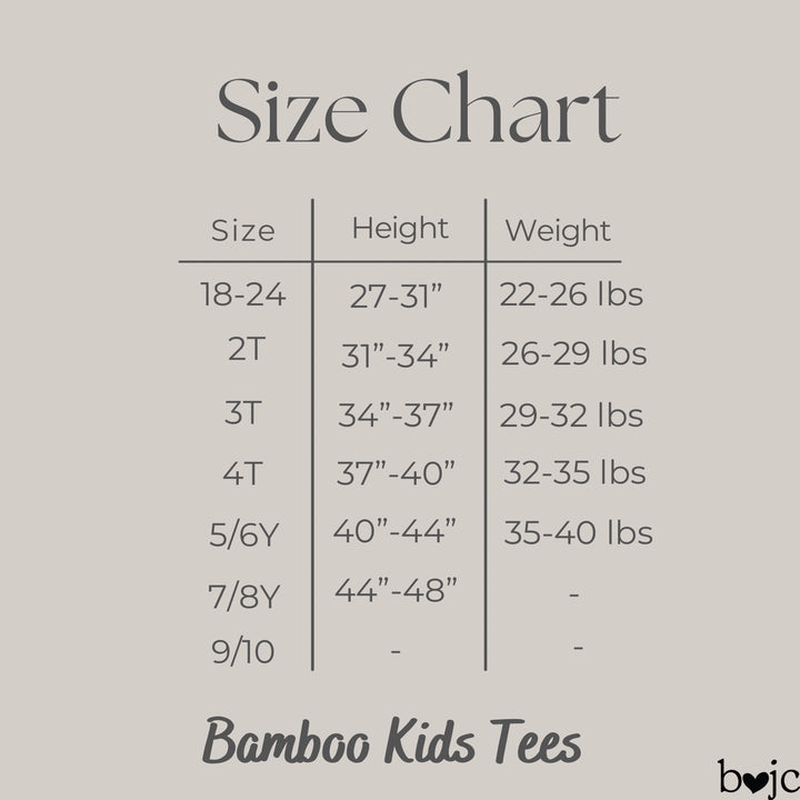 Bamboo RIBBED BOLD &amp; BASIC KIDS POCKET TEE (TEE ONLY)