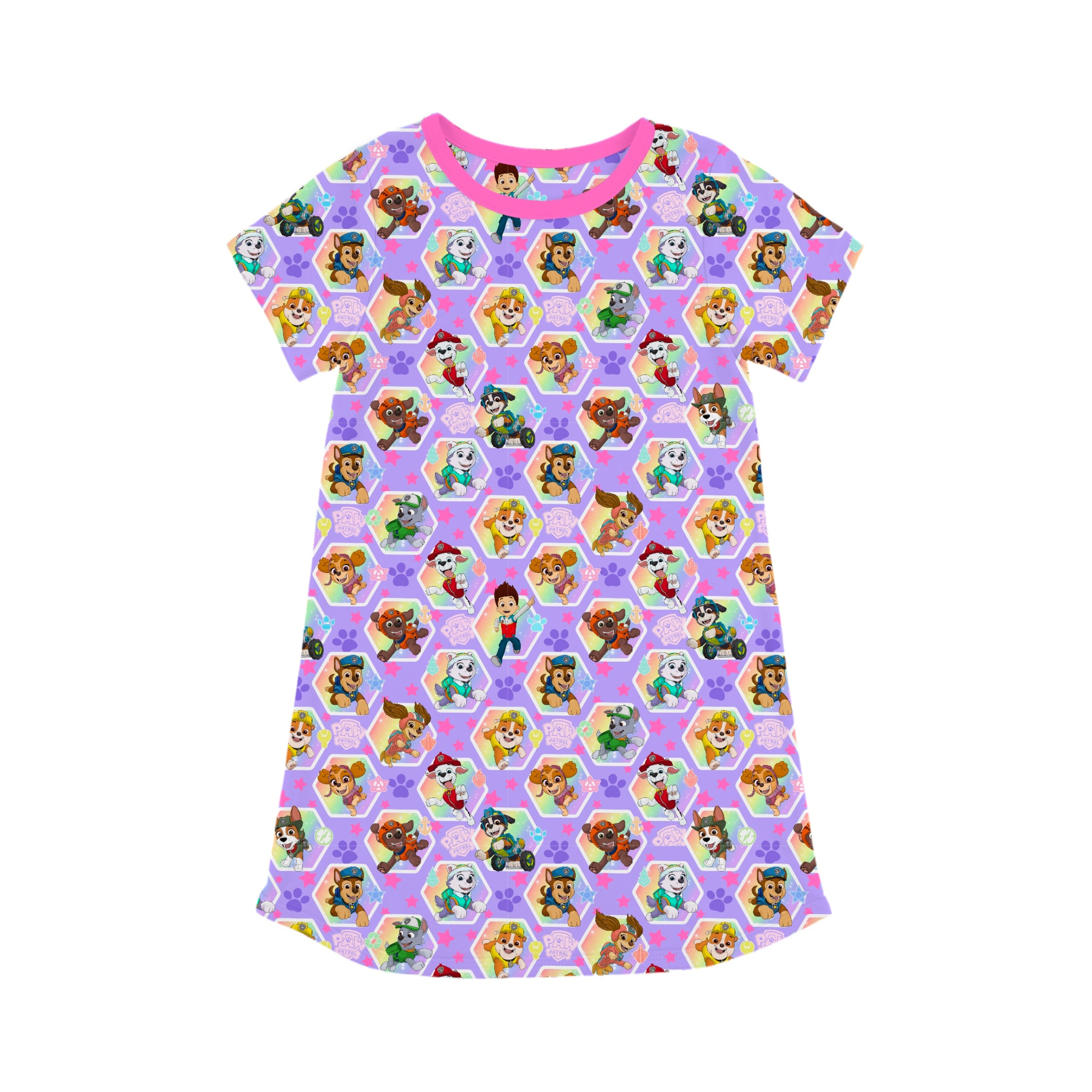 Bamboo GIRLS ON A ROLL Sleeve Gown