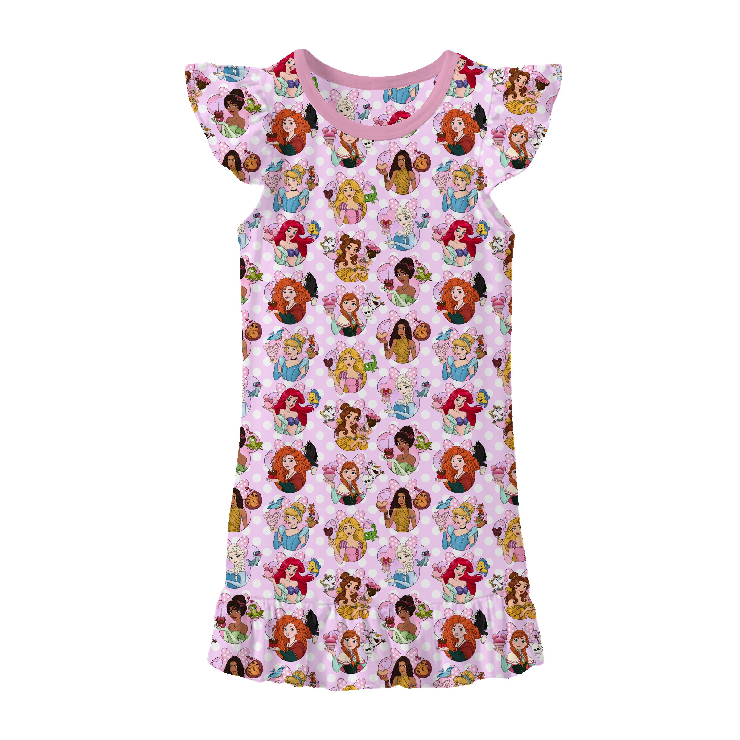 PREORDER Bamboo LOVE BITES Flutter Sleeve Gown Ship Date DECEMBER 2025