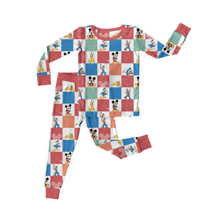 Bamboo RETRO SQUAD Two Piece Long Sleeve/Pant Set