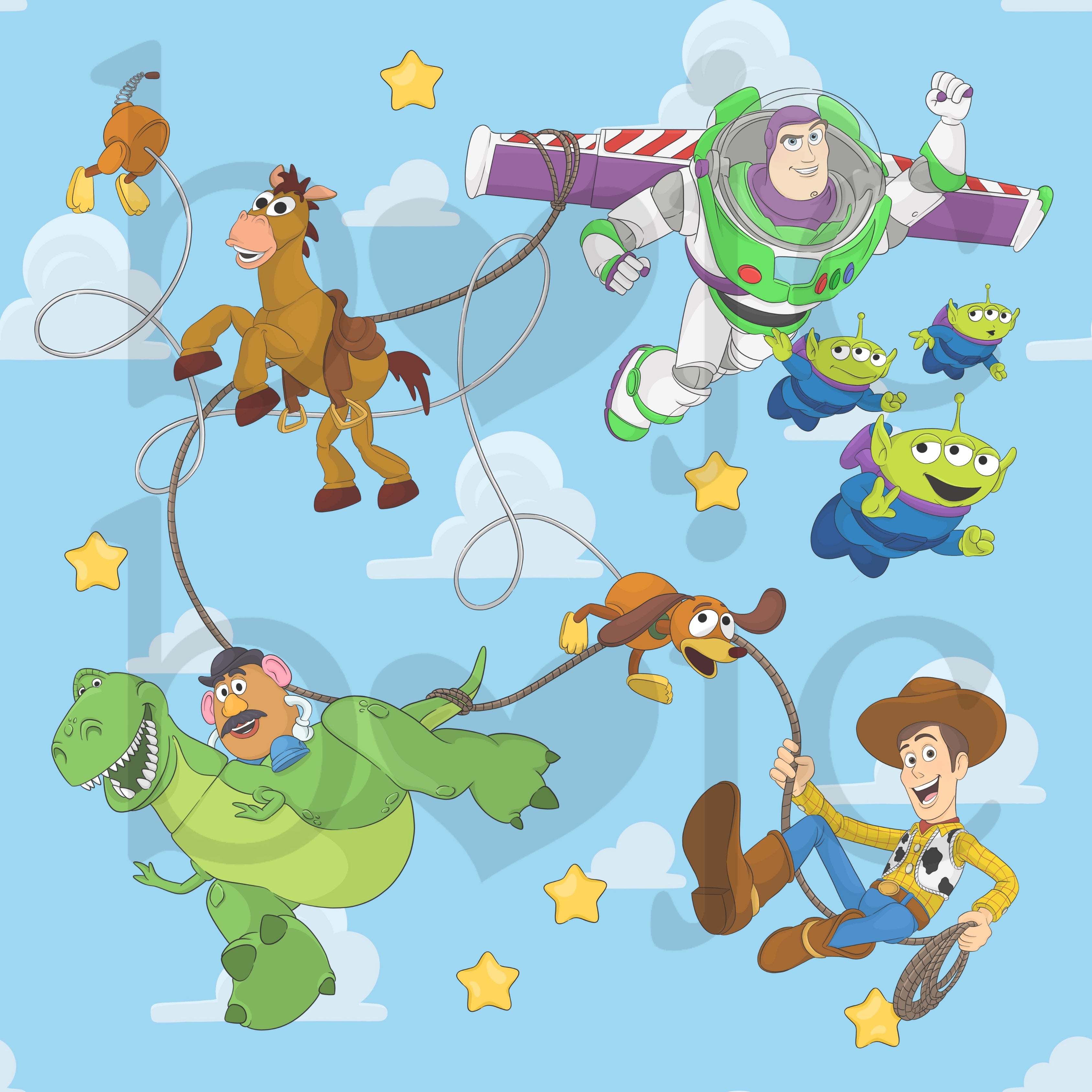 BAMBOO STARS TO THE WILD WEST Kids Size Quilted MINKY Plush Backed BLANKET (1.0 Tog 47x47”)