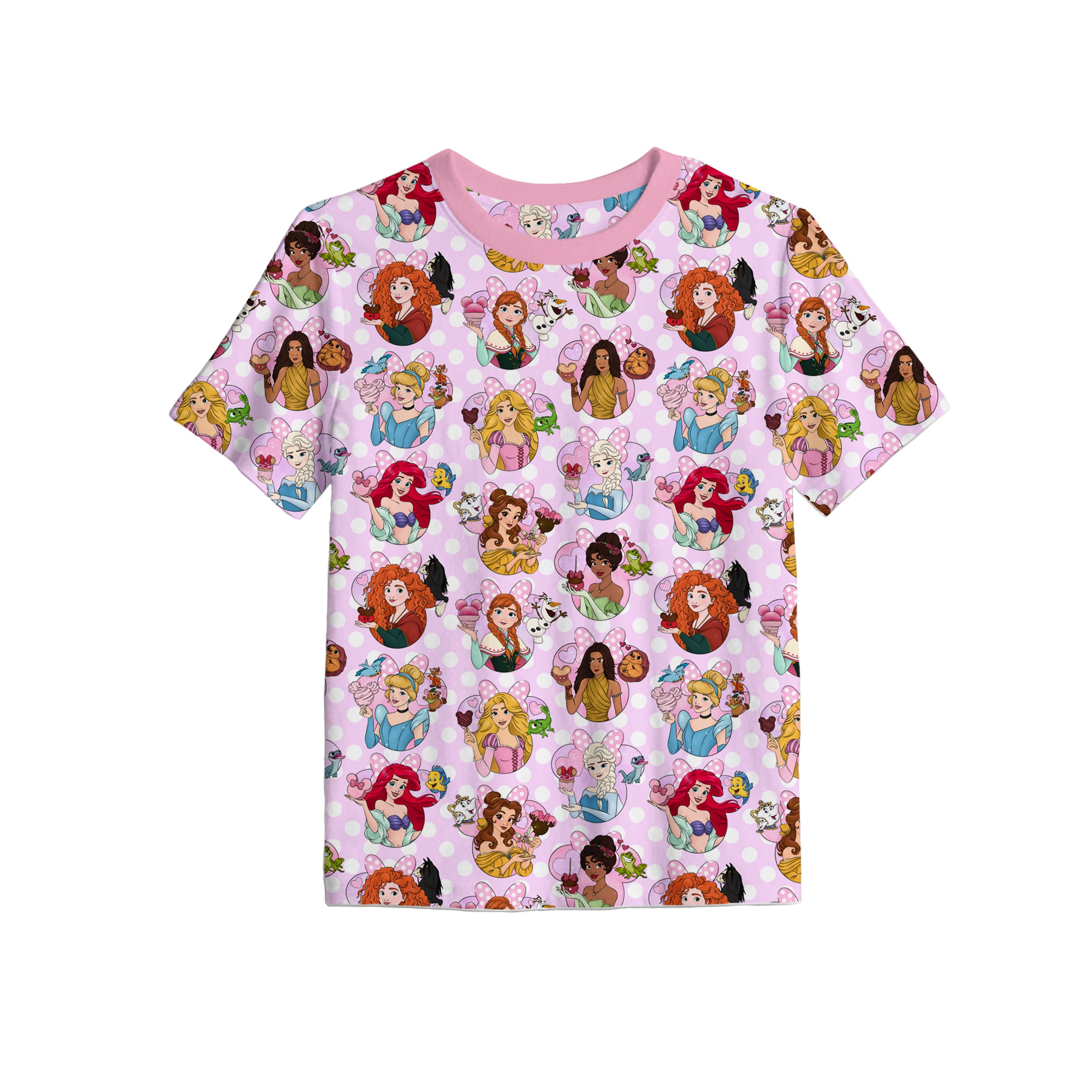 Preorder Bamboo LOVE BITES FULL PRINT KIDS TEE EST Ship Date DECEMBER 2025