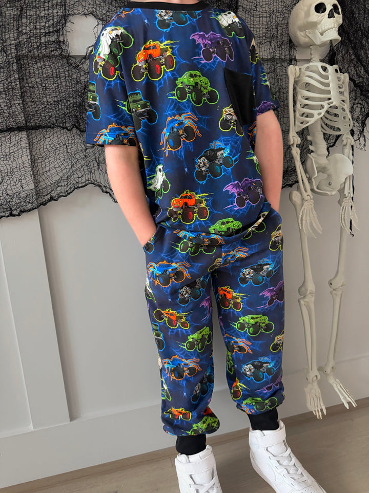 BAMBOO COTTON SPANDEX TRICK OR TRUCKIN&