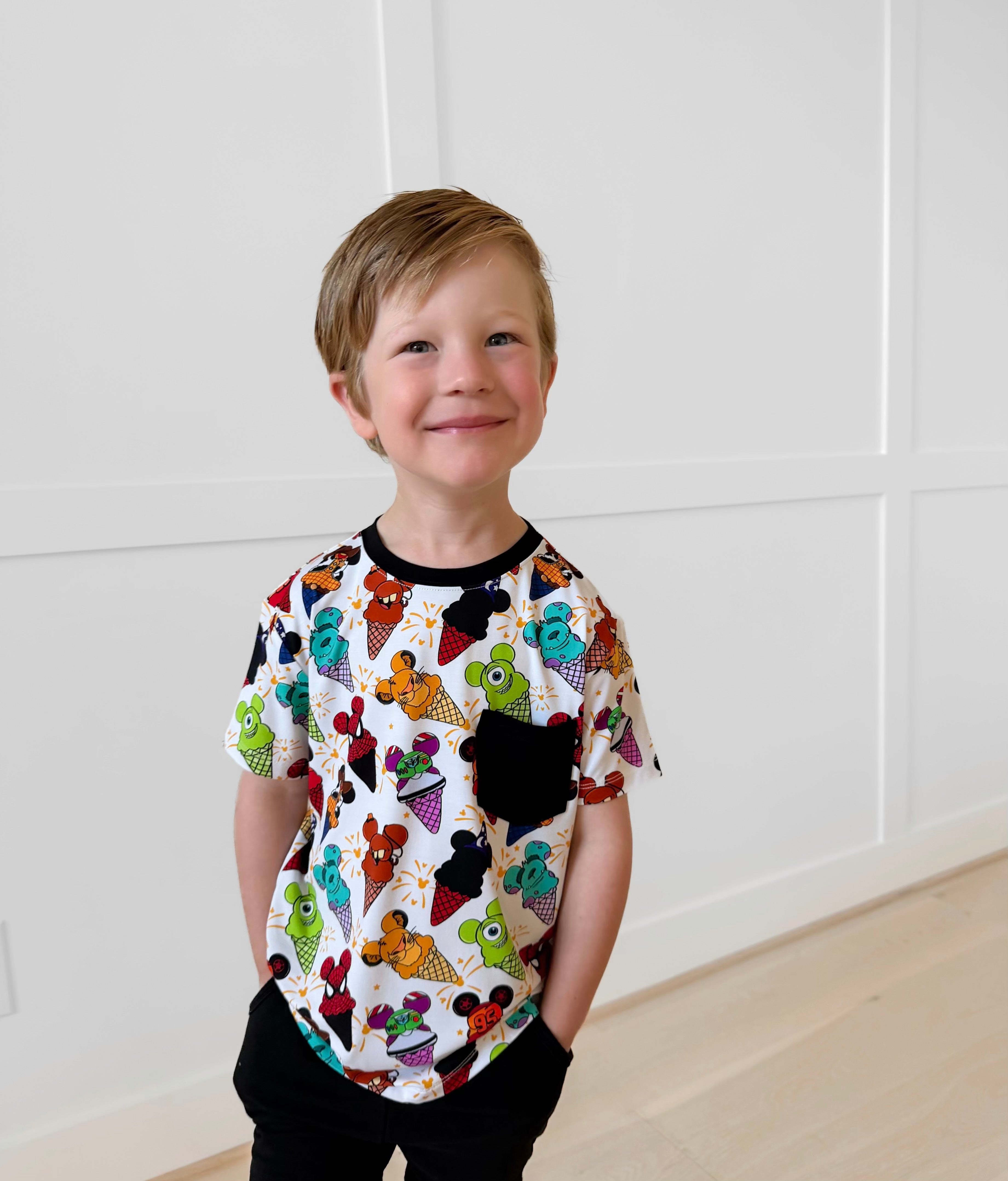Bamboo SCOOP SQUAD KIDS POCKET TEE