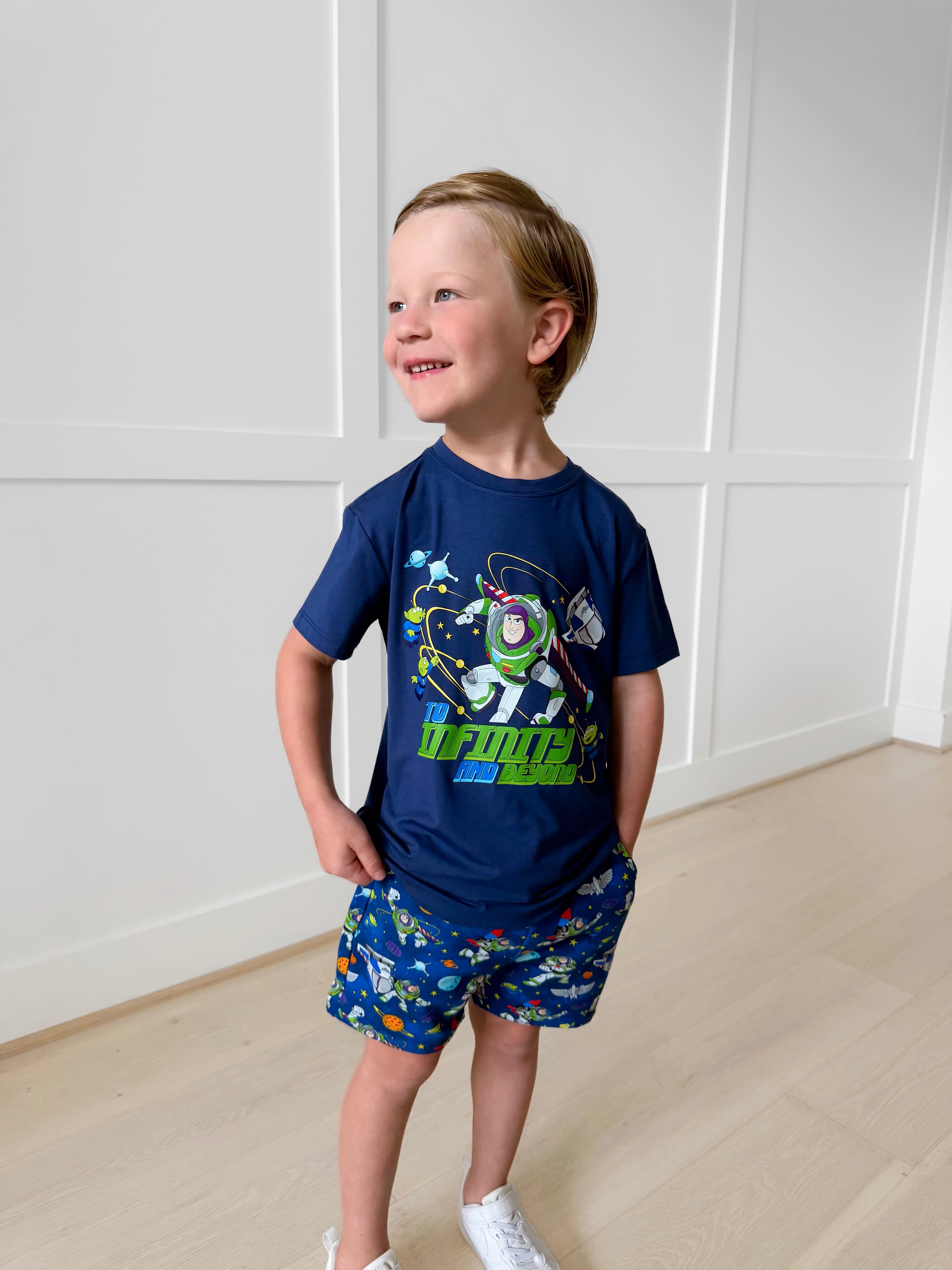 Bamboo STAR COMMAND KIDS GRAPHIC TEE