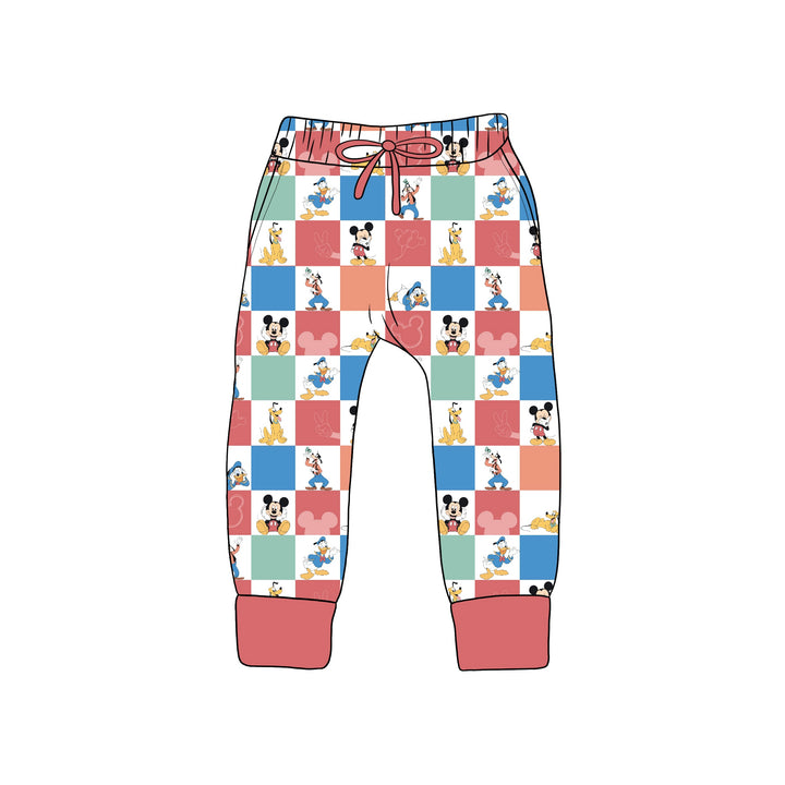 BAMBOO French Terry RETRO SQUAD KIDS JOGGERS