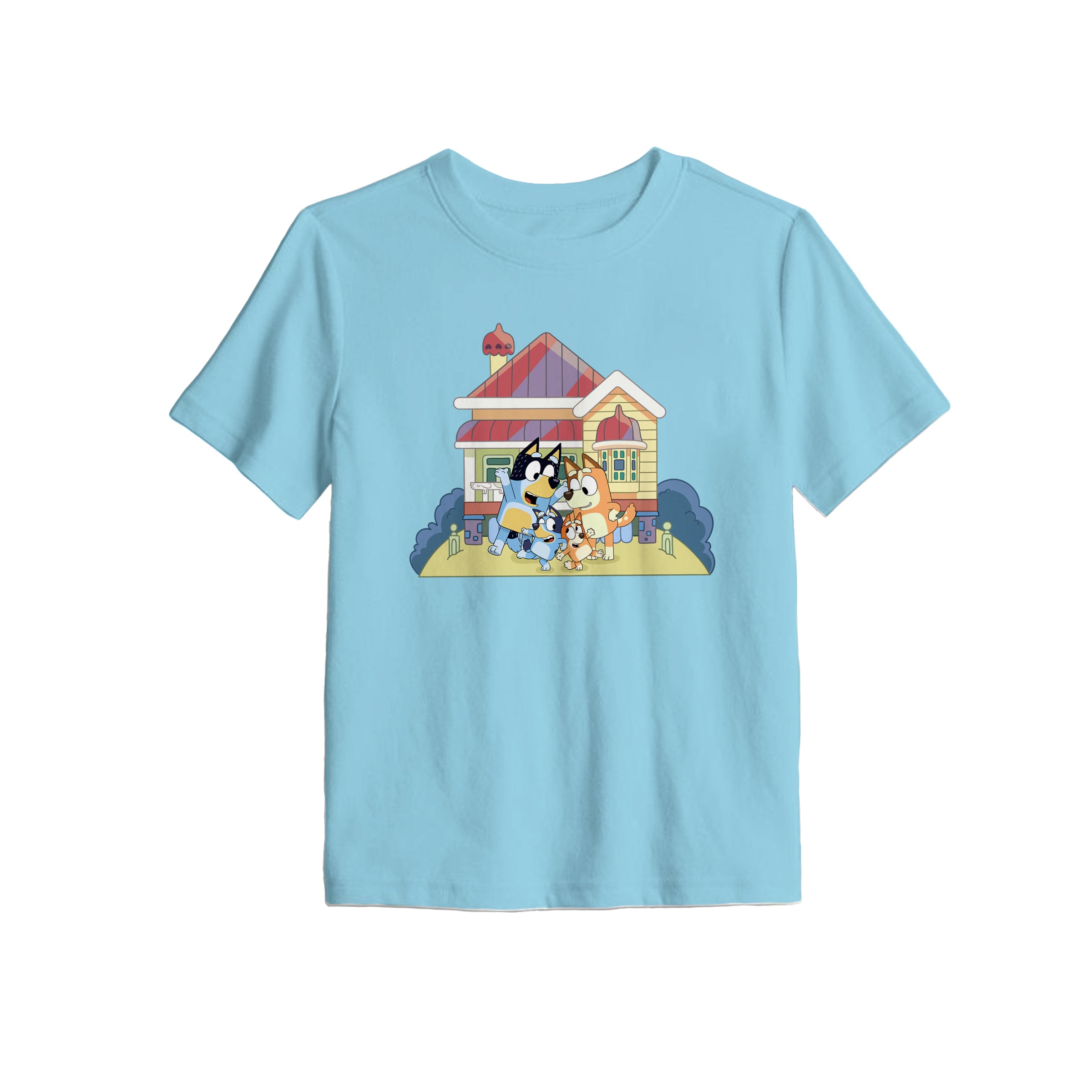 Bamboo Wackadoo Blue kids tee shirt