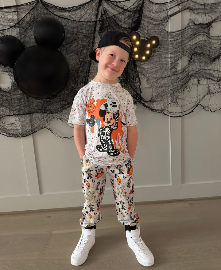 Bamboo MIDNIGHT ON MAIN KIDS GRAPHIC TEE (BOY- FRONT &amp; BACK)