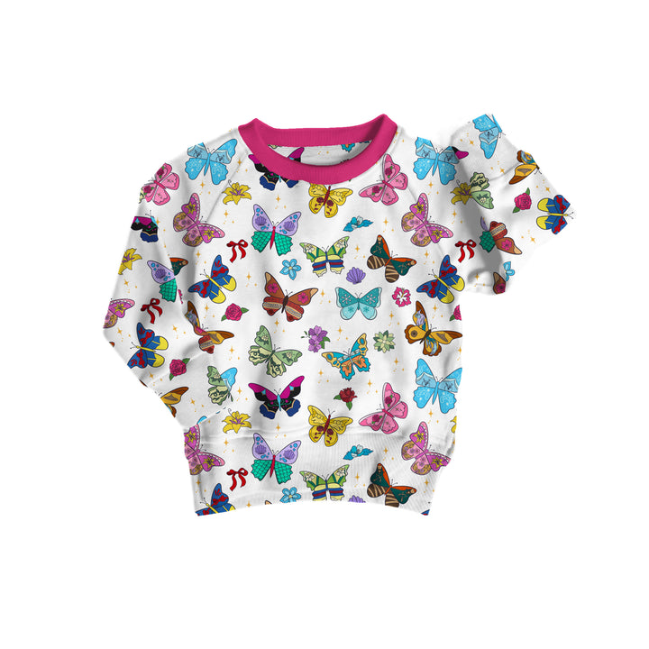 Bamboo COTTON SPANDEX ENCHANTED WINGS kids CREWNECK (NO FLEECE)