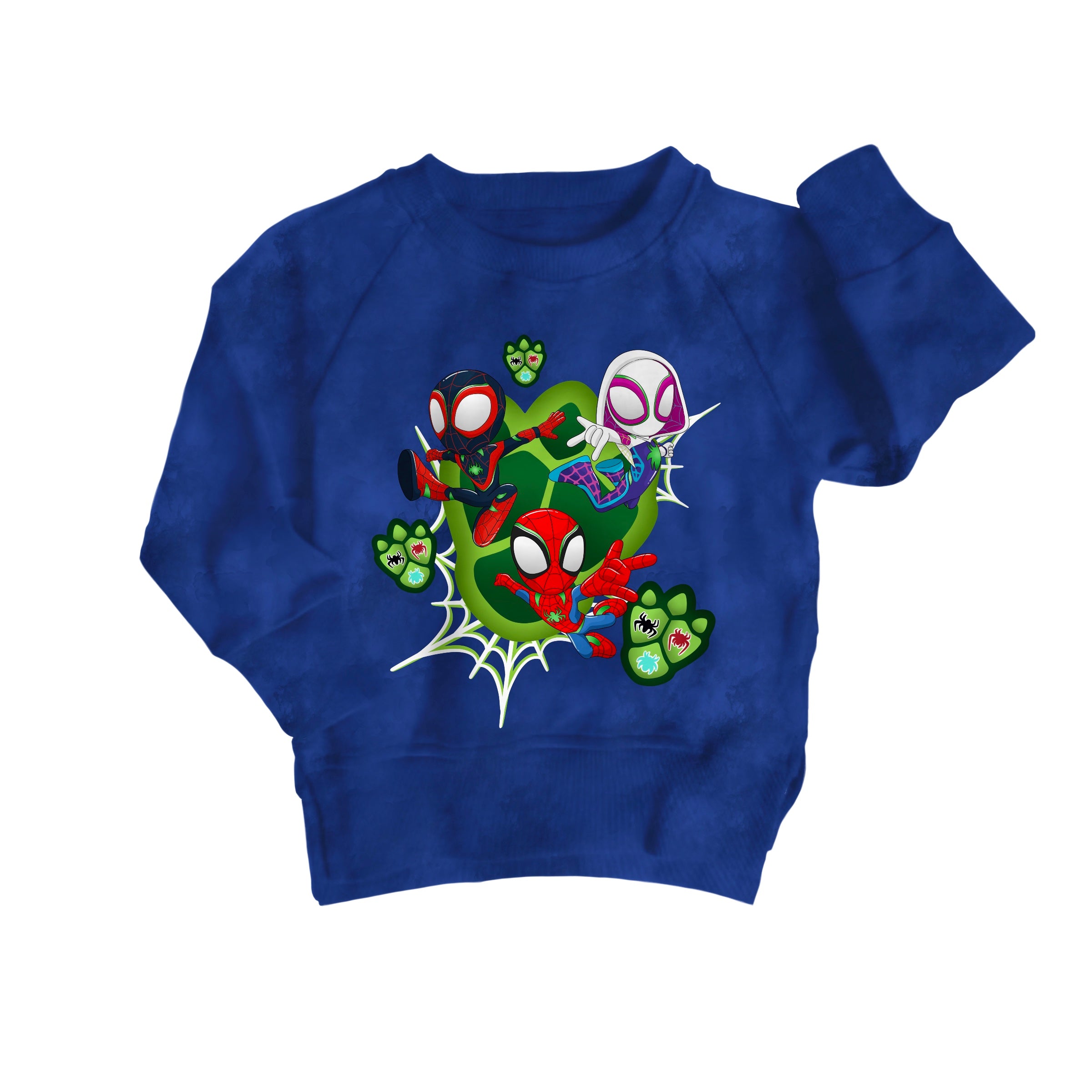 Preorder Bamboo COTTON SPANDEX WEBBED & WILD kids GRAPHIC crewneck EST ship date OCTOBER 2026 (FLEECE LINED)