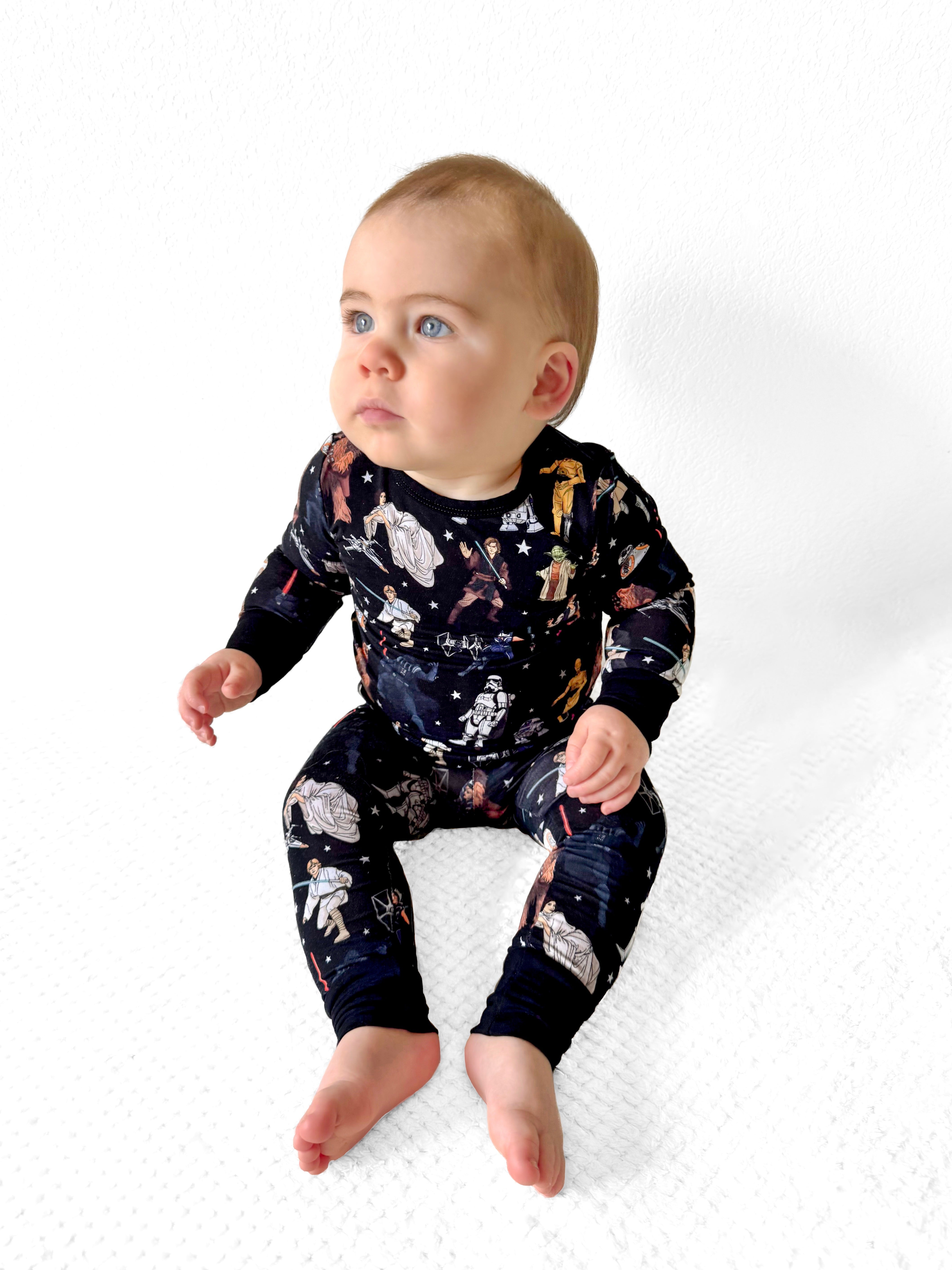 Bamboo GALAXY FAR FAR AWAY Two Piece Long Sleeve/Pant Set
