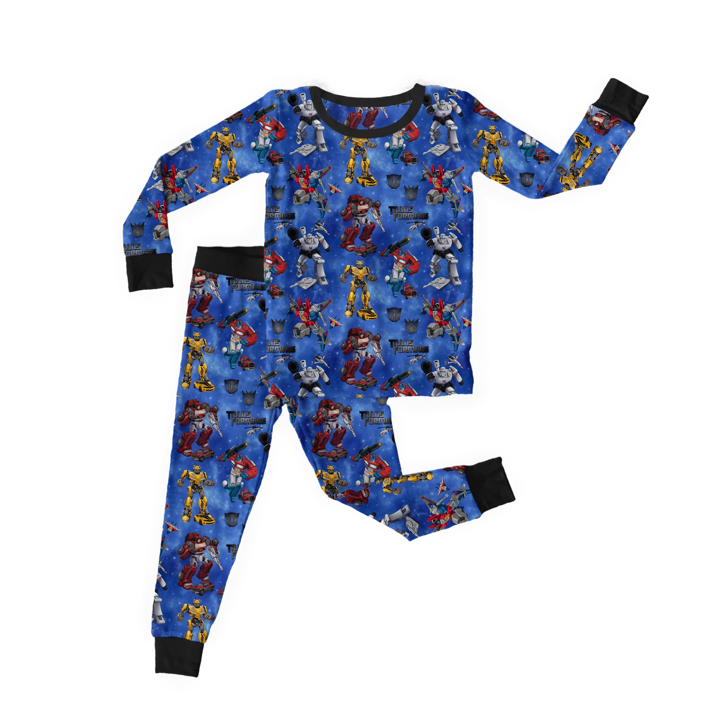 Bamboo AUTOBOTS Two Piece Long Sleeve/Pant Set