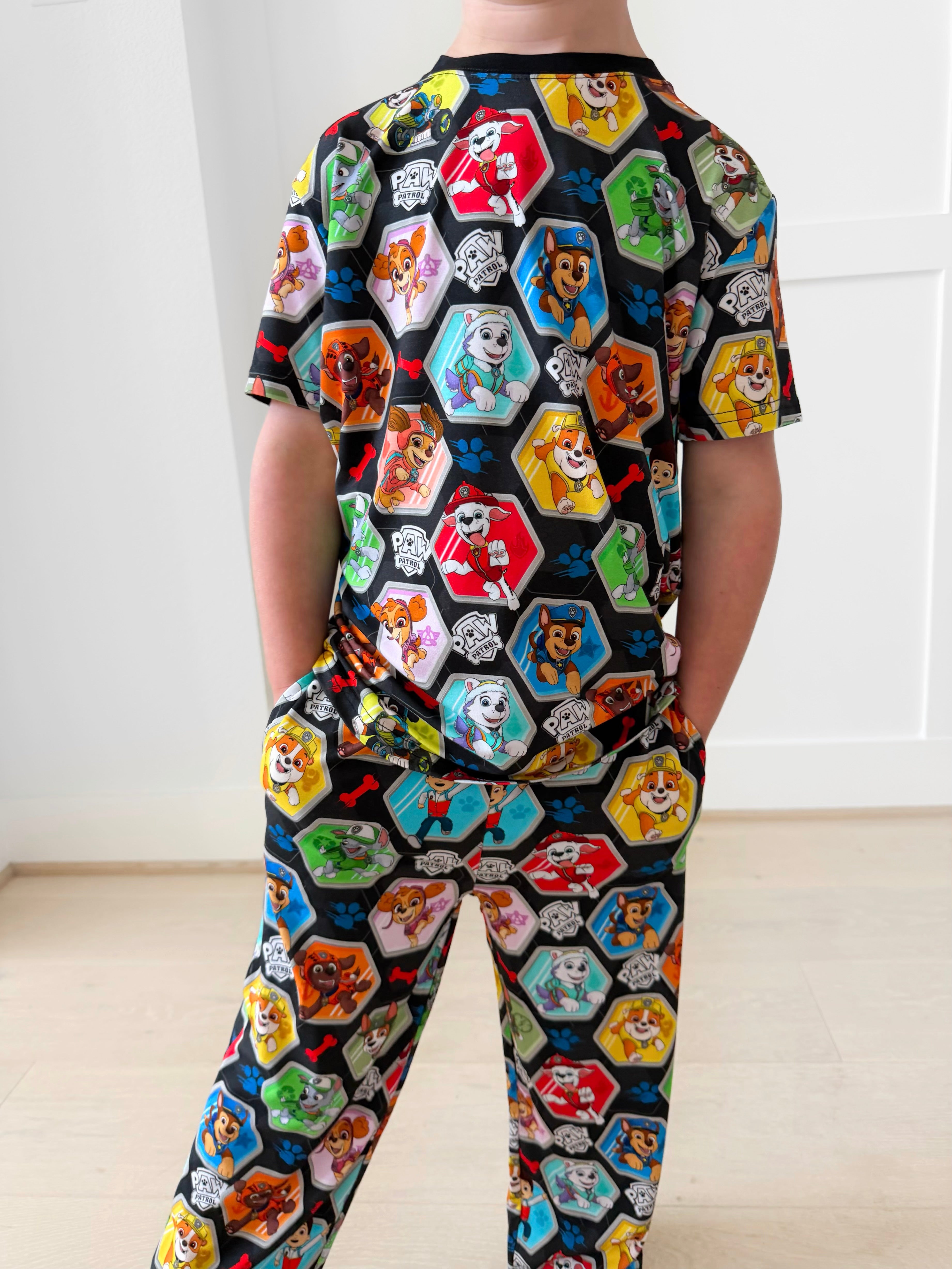 Bamboo PUPS ON PATROL KIDS RELAXED PANT Set