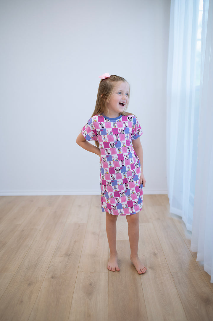 Bamboo SWEET &amp; SASSY SHORT Sleeve POCKET Gown