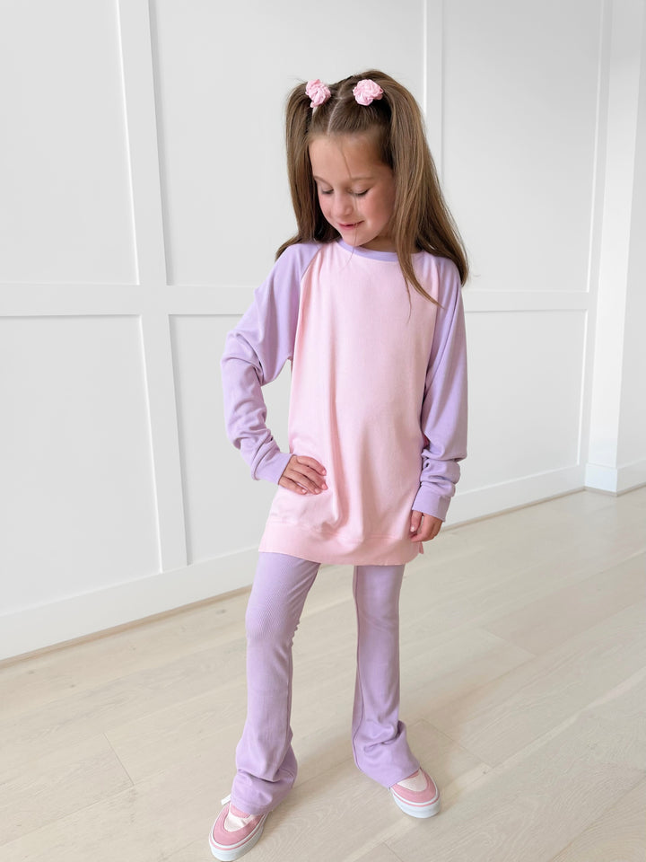 Bamboo RIBBED SWEETHEART SPARK crewneck