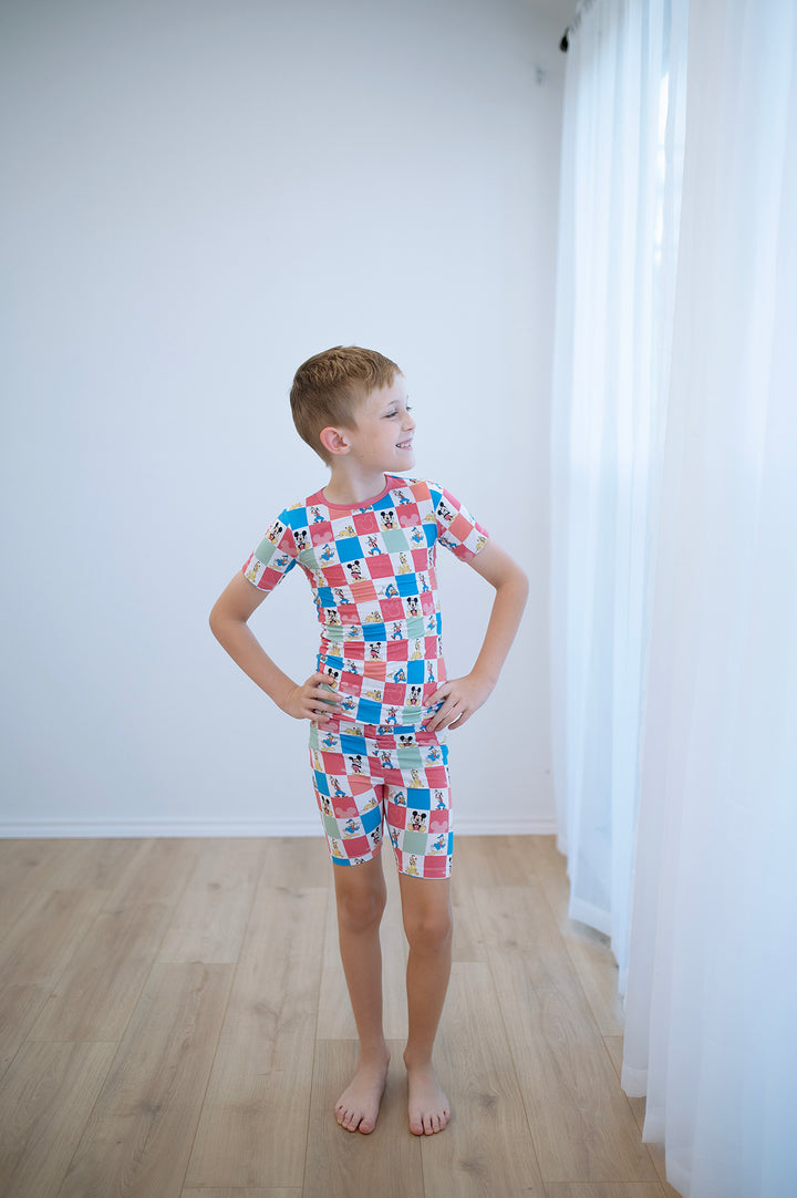 Bamboo RETRO SQUAD Two Piece SHORT SLEEVE/SHORT