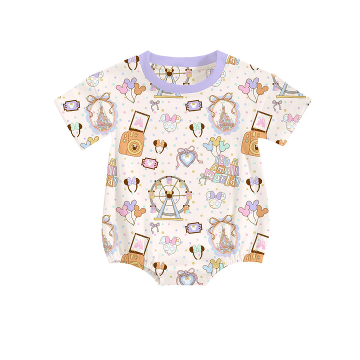 Bamboo DREAMY PARK DAYS RELAXED ROMPER (BUBBLE)