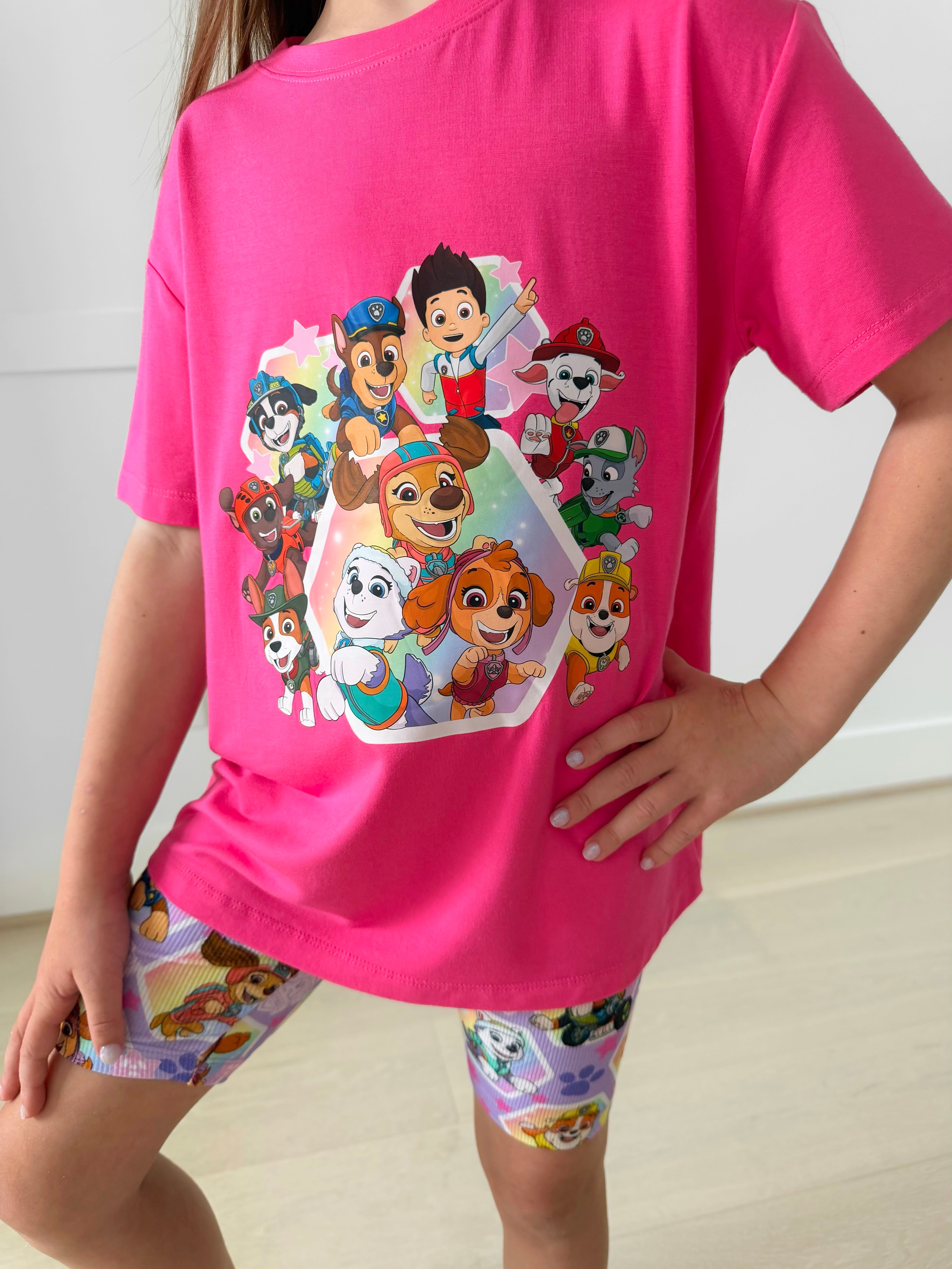 Bamboo GIRLS ON A ROLL KIDS GRAPHIC TEE