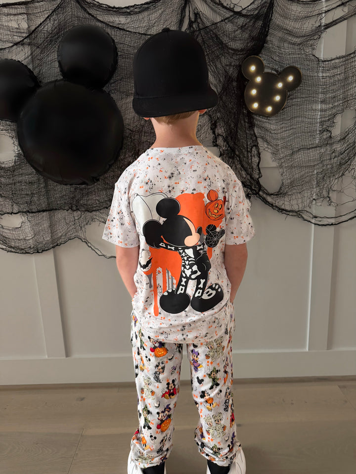 Bamboo MIDNIGHT ON MAIN KIDS GRAPHIC TEE (BOY- FRONT &amp; BACK)