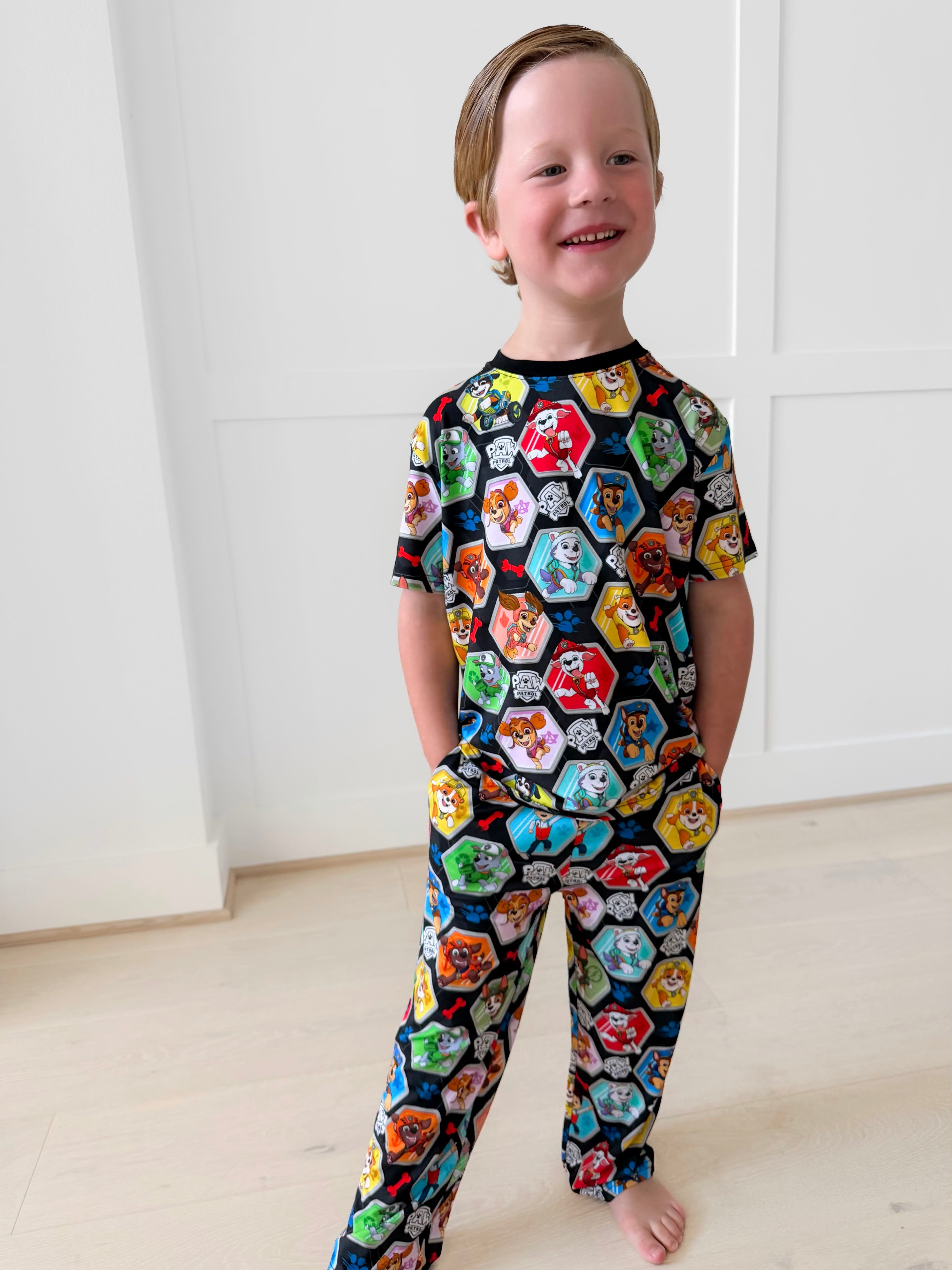 Bamboo PUPS ON PATROL KIDS RELAXED PANT Set