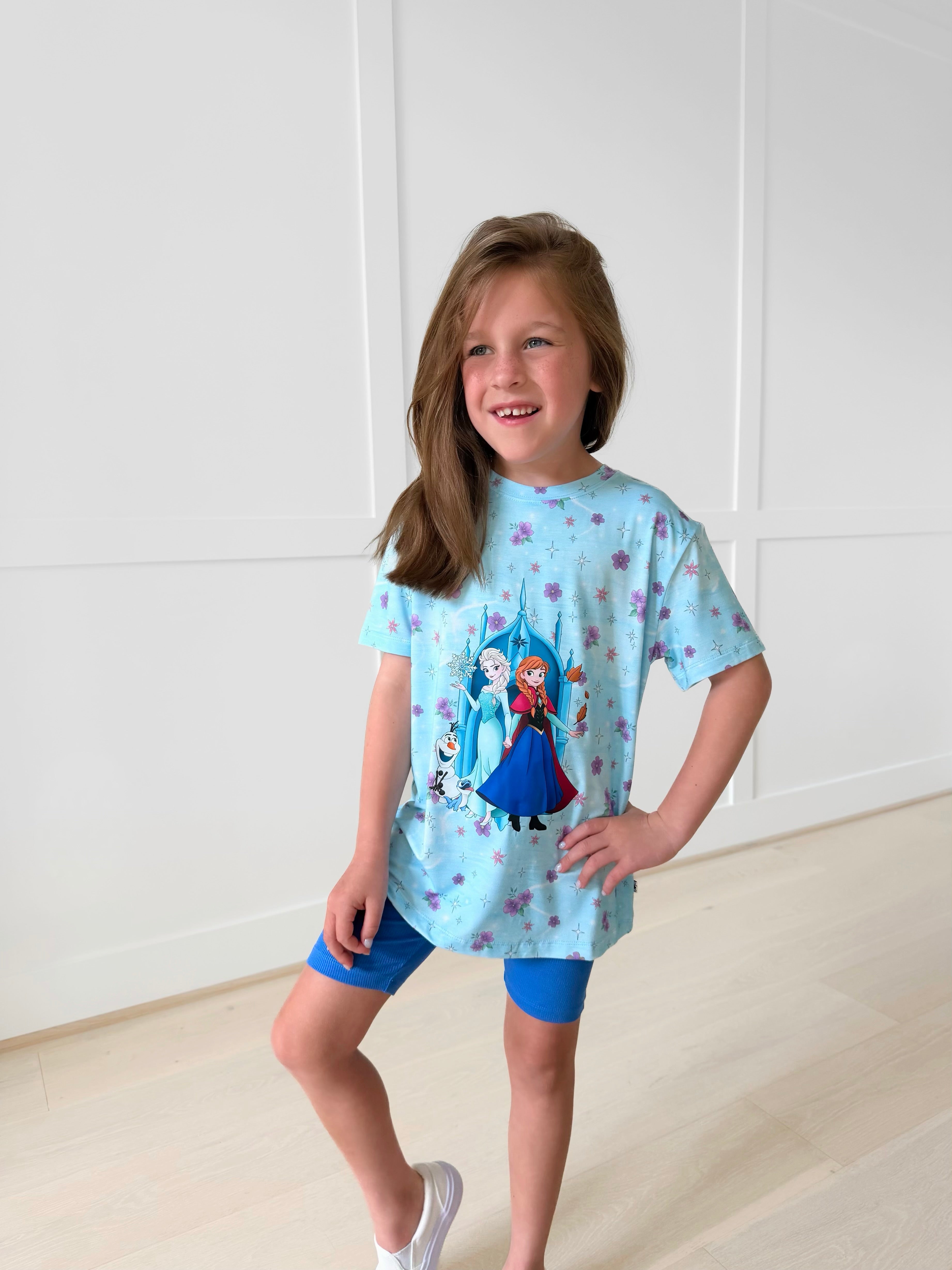 Bamboo ROYAL SISTERS KIDS GRAPHIC FRONT & BACK TEE