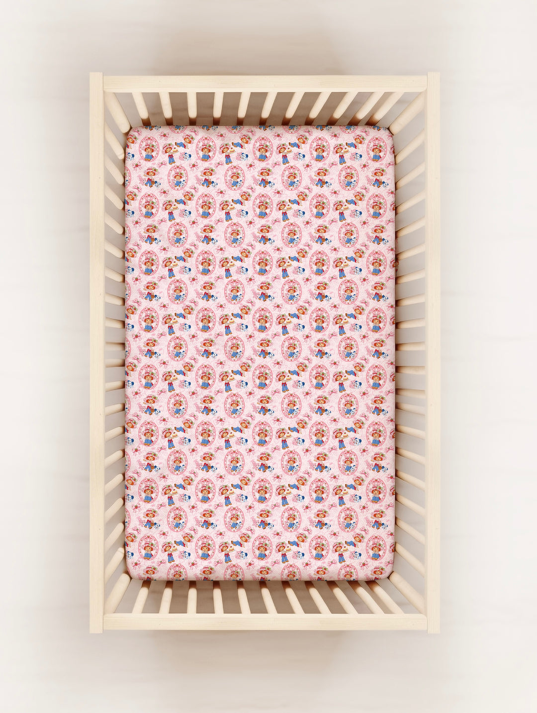 BAMBOO BERRY SWEET DAYS CRIB SHEET