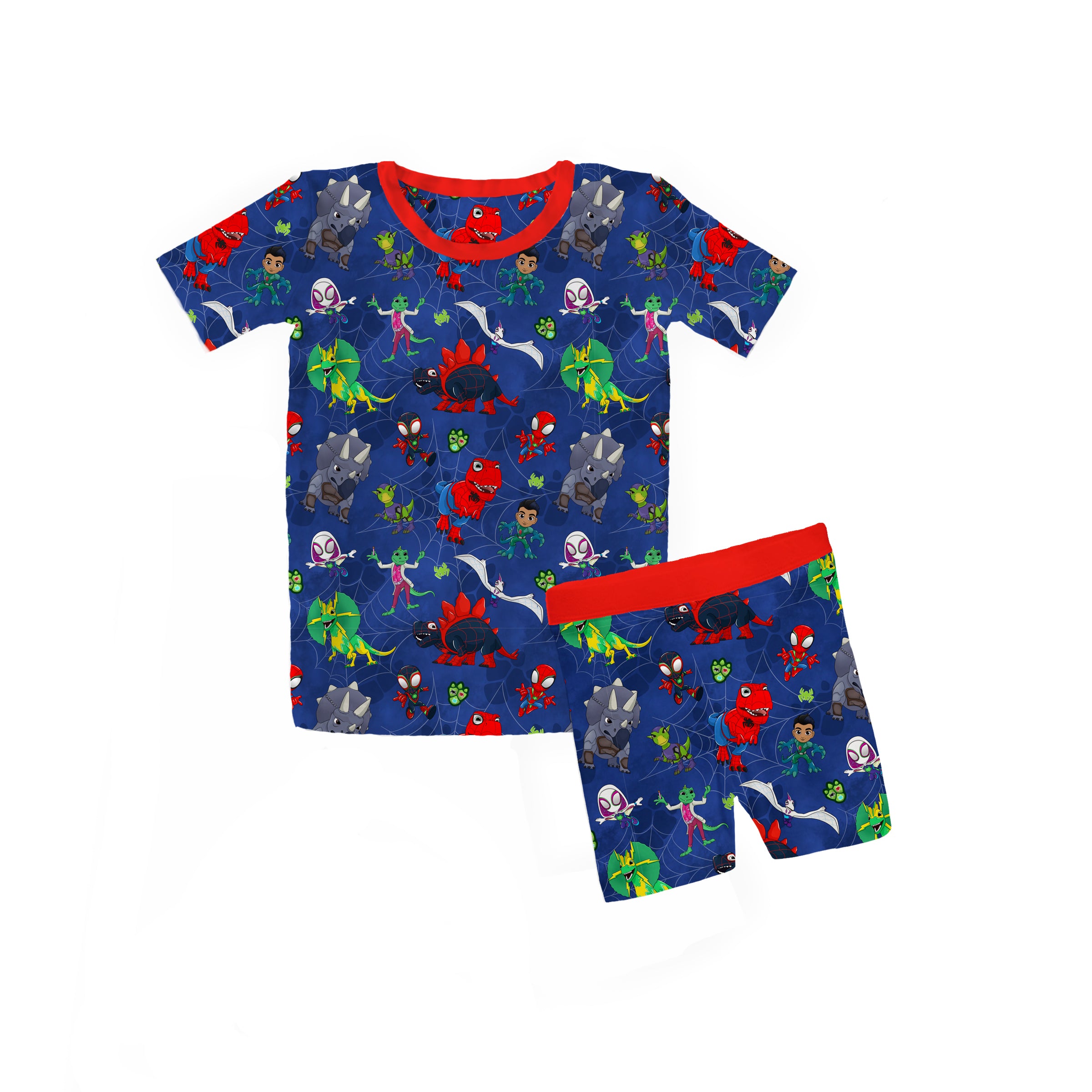 PREORDER Bamboo WEBBED & WILD Two Piece SHORT SLEEVE/SHORT Set Ship Date OCTOBER 2026