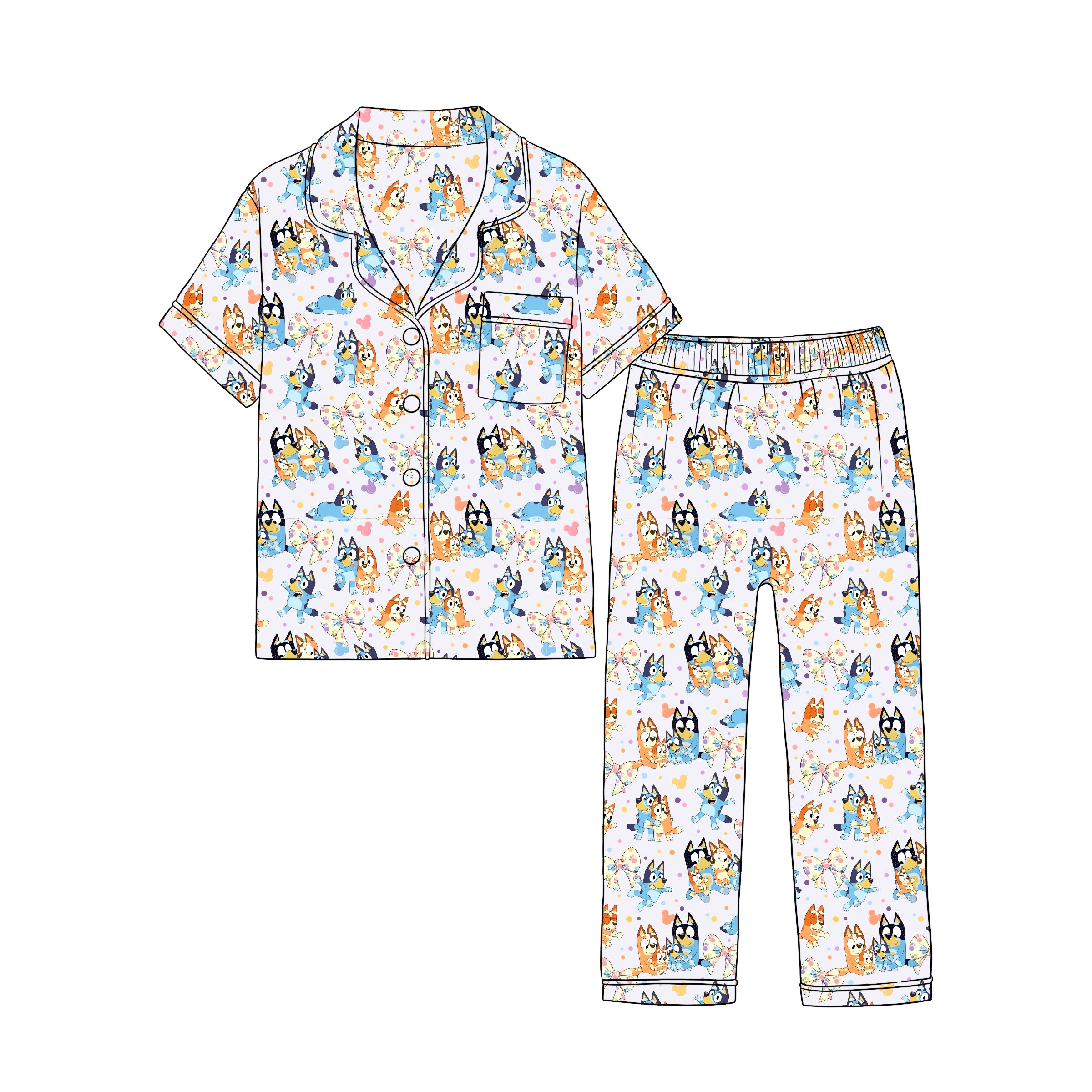 Bamboo CHEEKY PUPS KIDS FORMAL Set