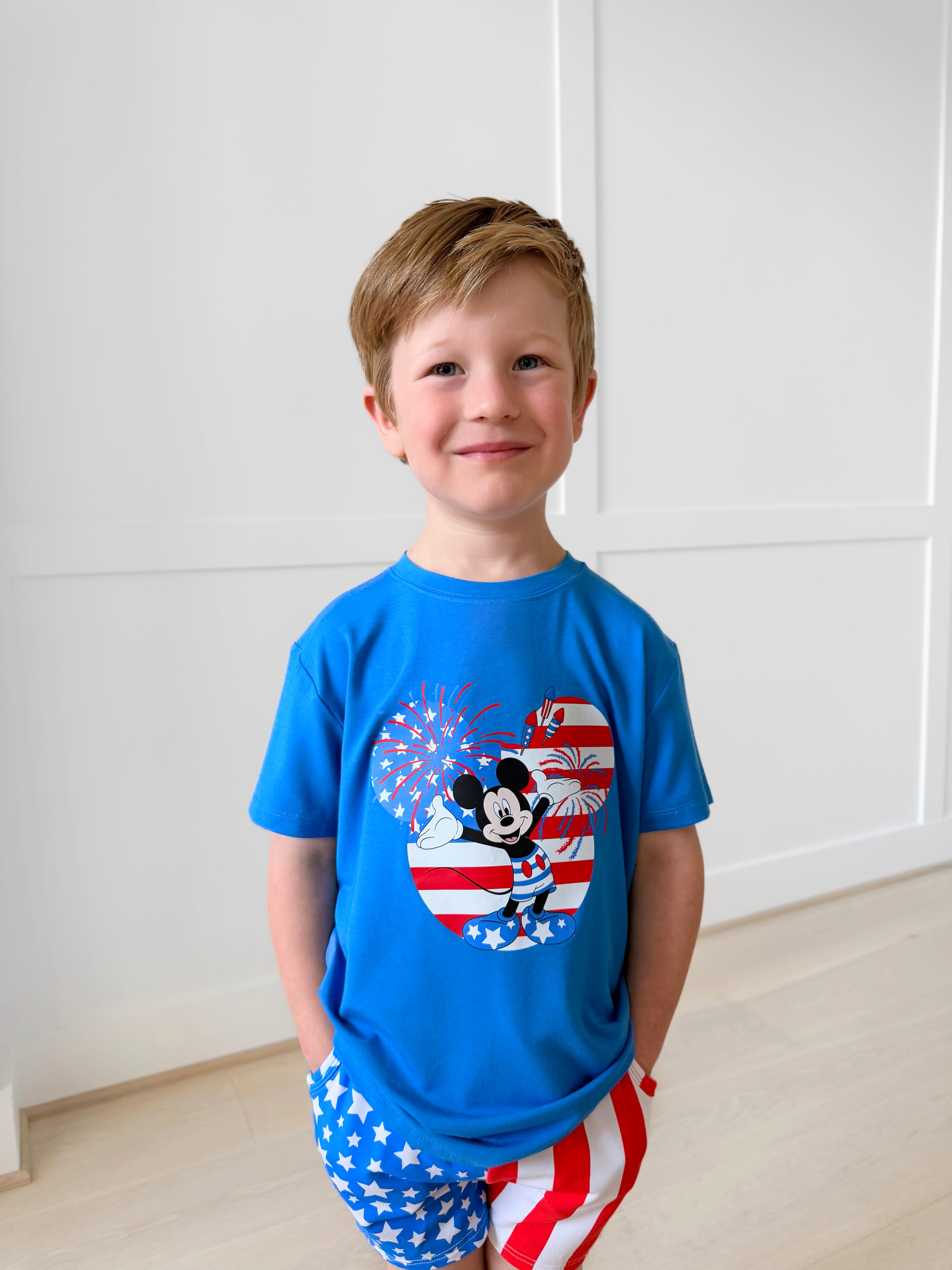 Bamboo ALL AMERICAN DUO (BOY) KIDS GRAPHIC TEE