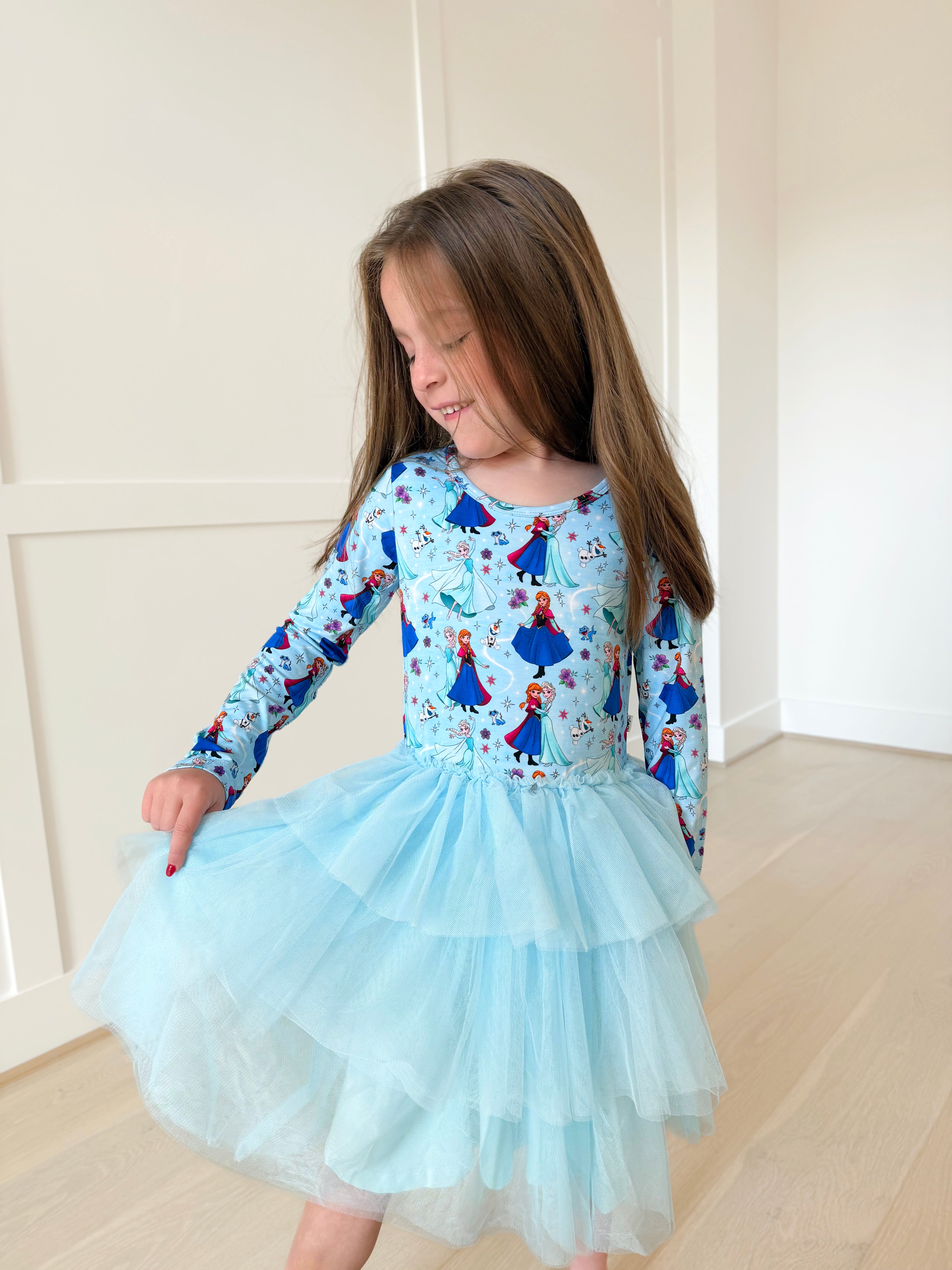 Bamboo ROYAL SISTERS LONG SLEEVE TULLE Dress