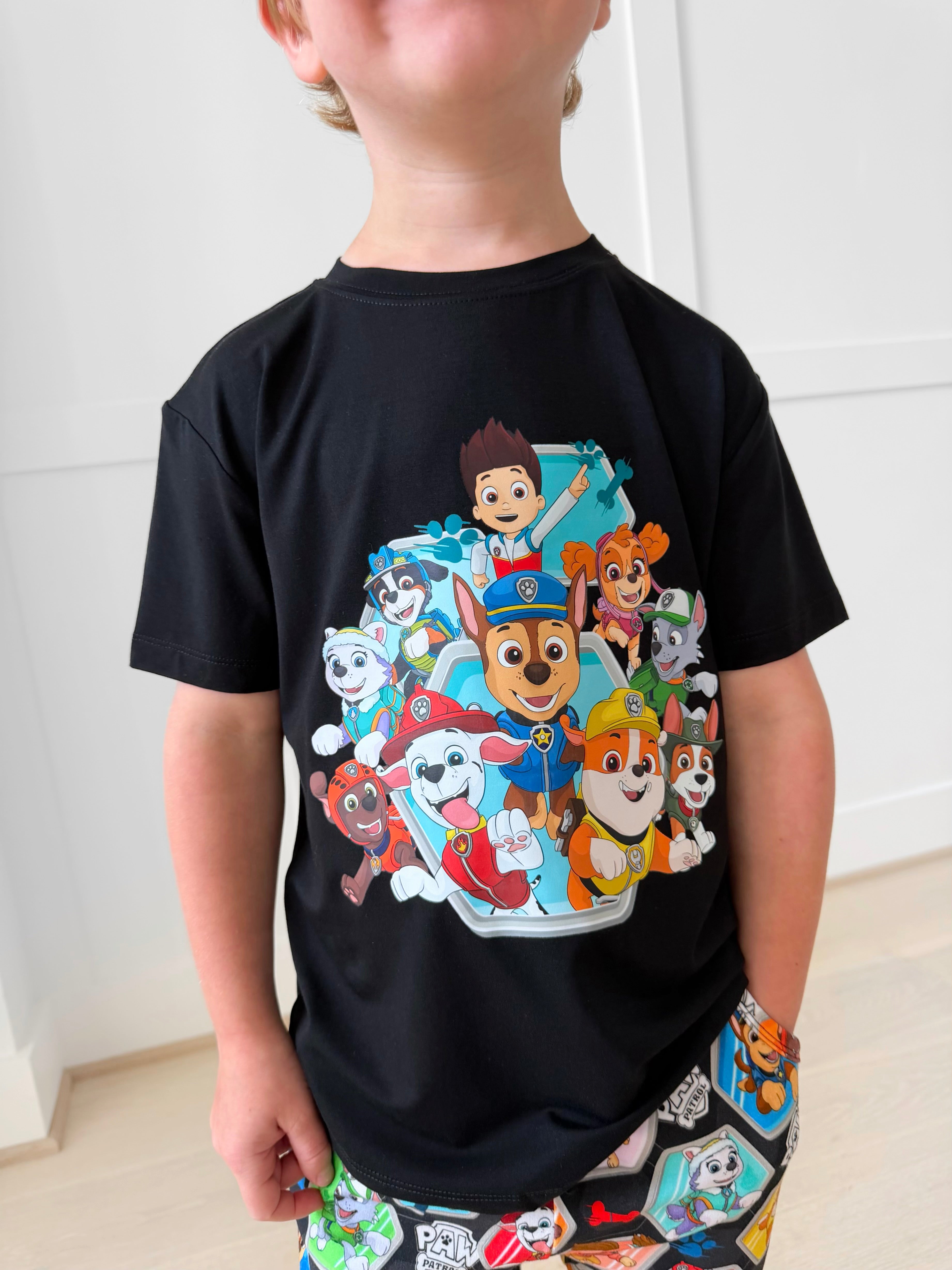 Bamboo PUPS ON PATROL KIDS GRAPHIC TEE