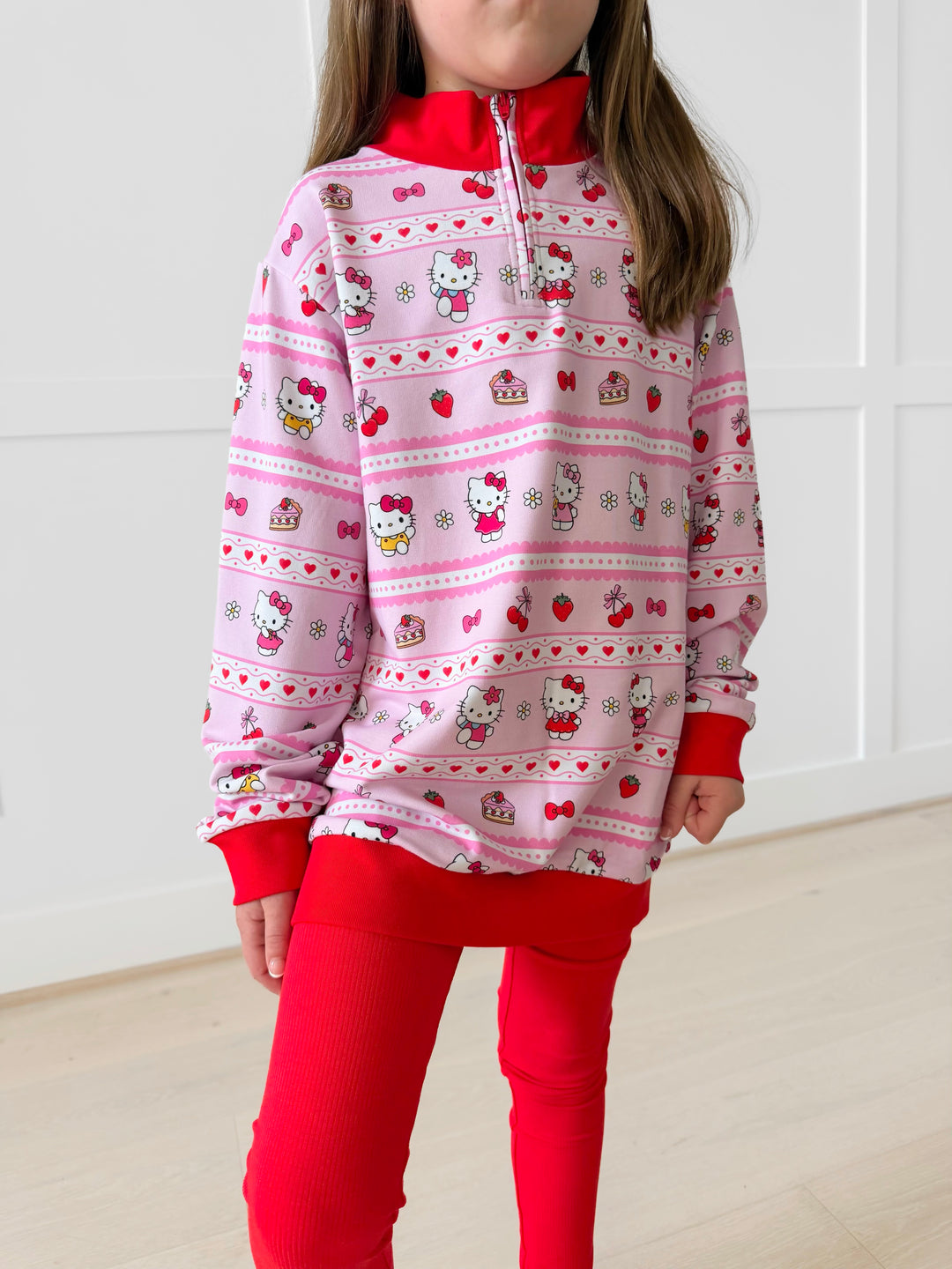 Bamboo COTTON SPANDEX SIMPLY SWEET QUARTER ZIP (NO FLEECE)
