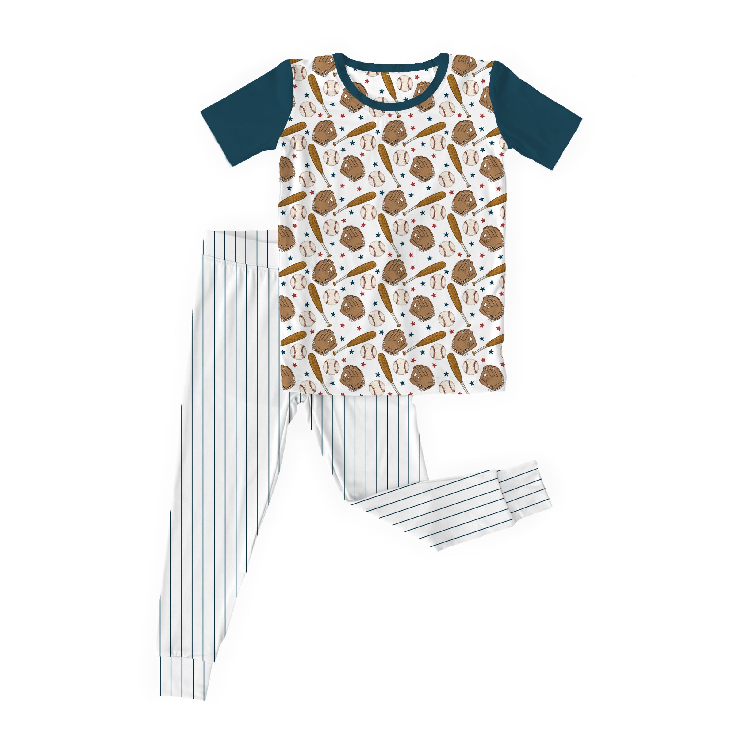 Bamboo BATTER UP 3.0 Two Piece Short Sleeve/Pant Set