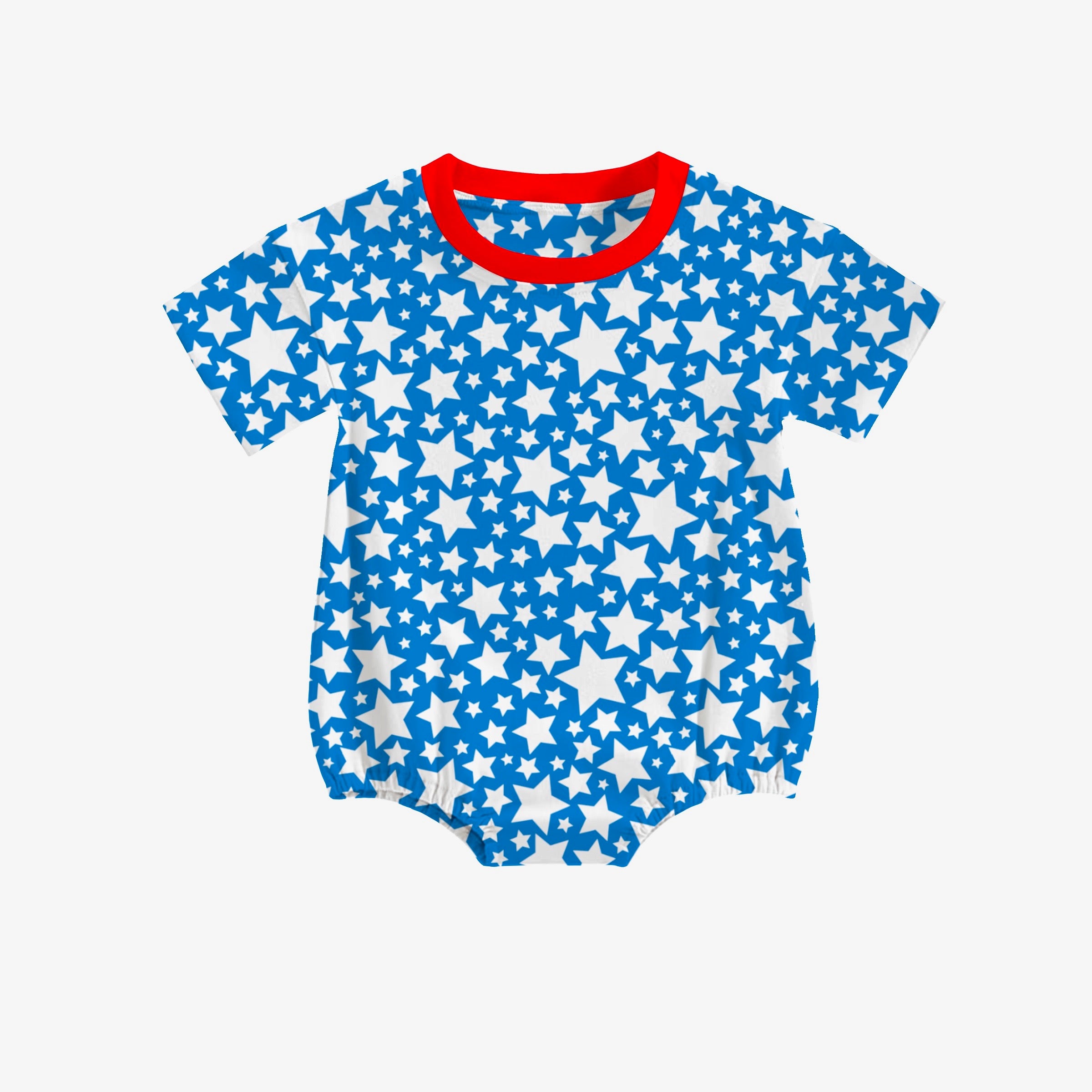 Bamboo STAR-SPANGLED CELEBRATION SHORT SLEEVE RELAXED ROMPER