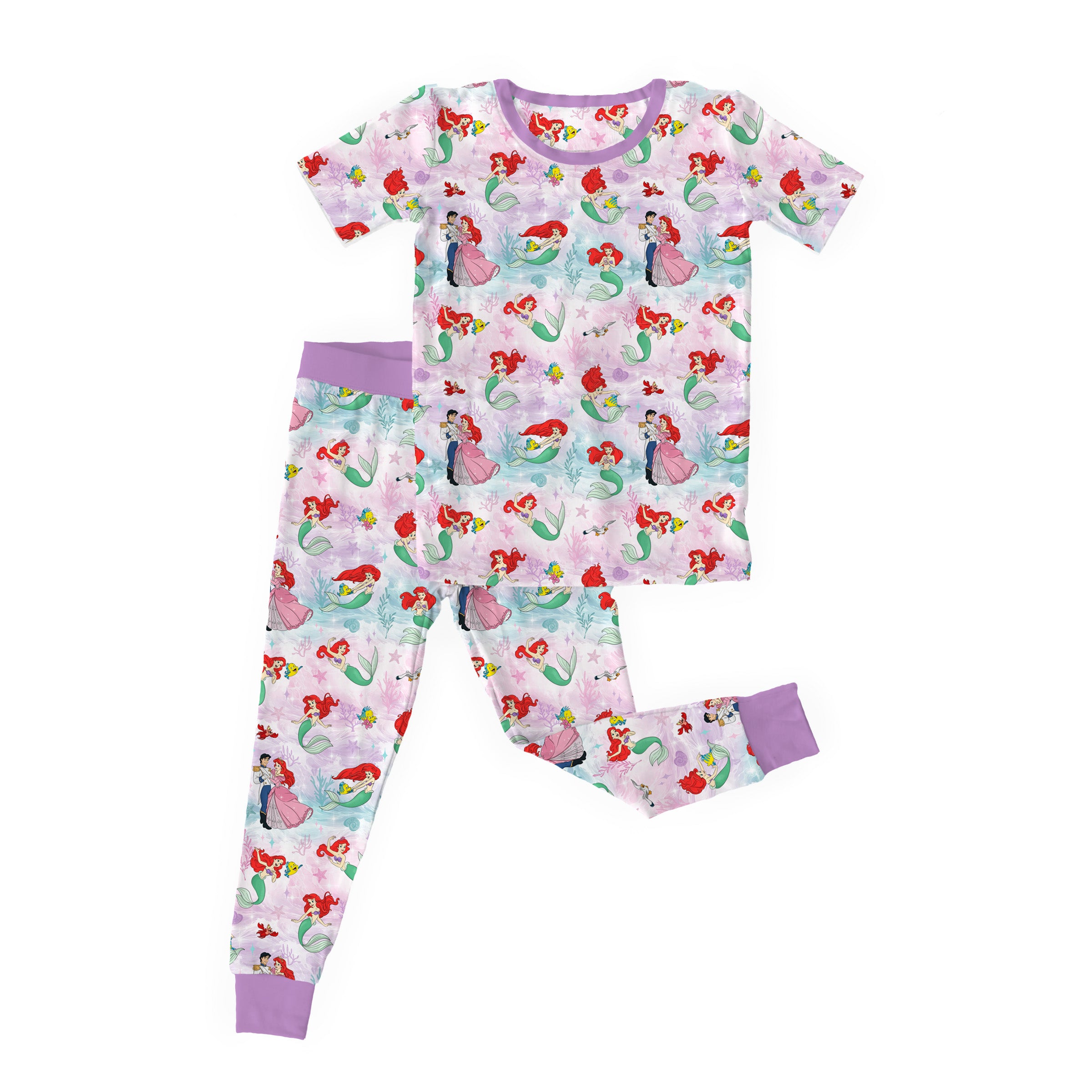 Bamboo Life Is The Bubbles Two Piece Short Sleeve/Pant Set