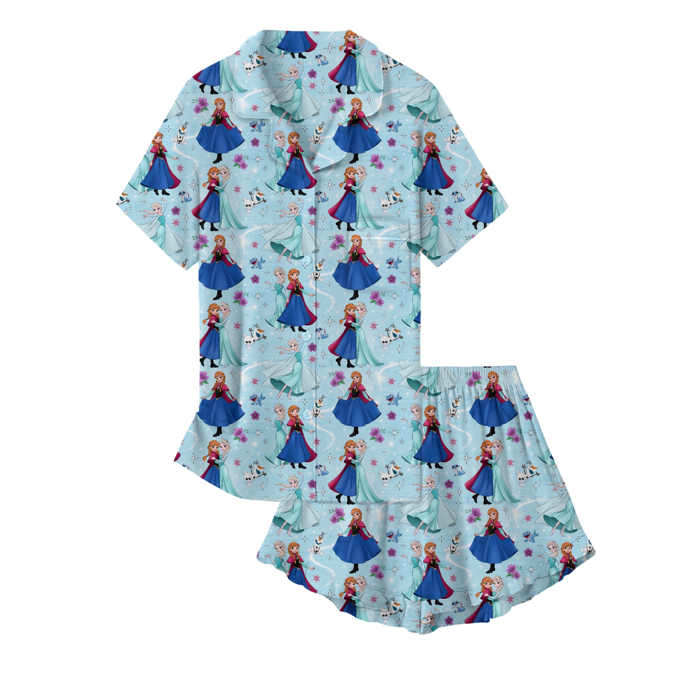 Bamboo ROYAL SISTERS KIDS SHORT RUFFLE FORMAL Set